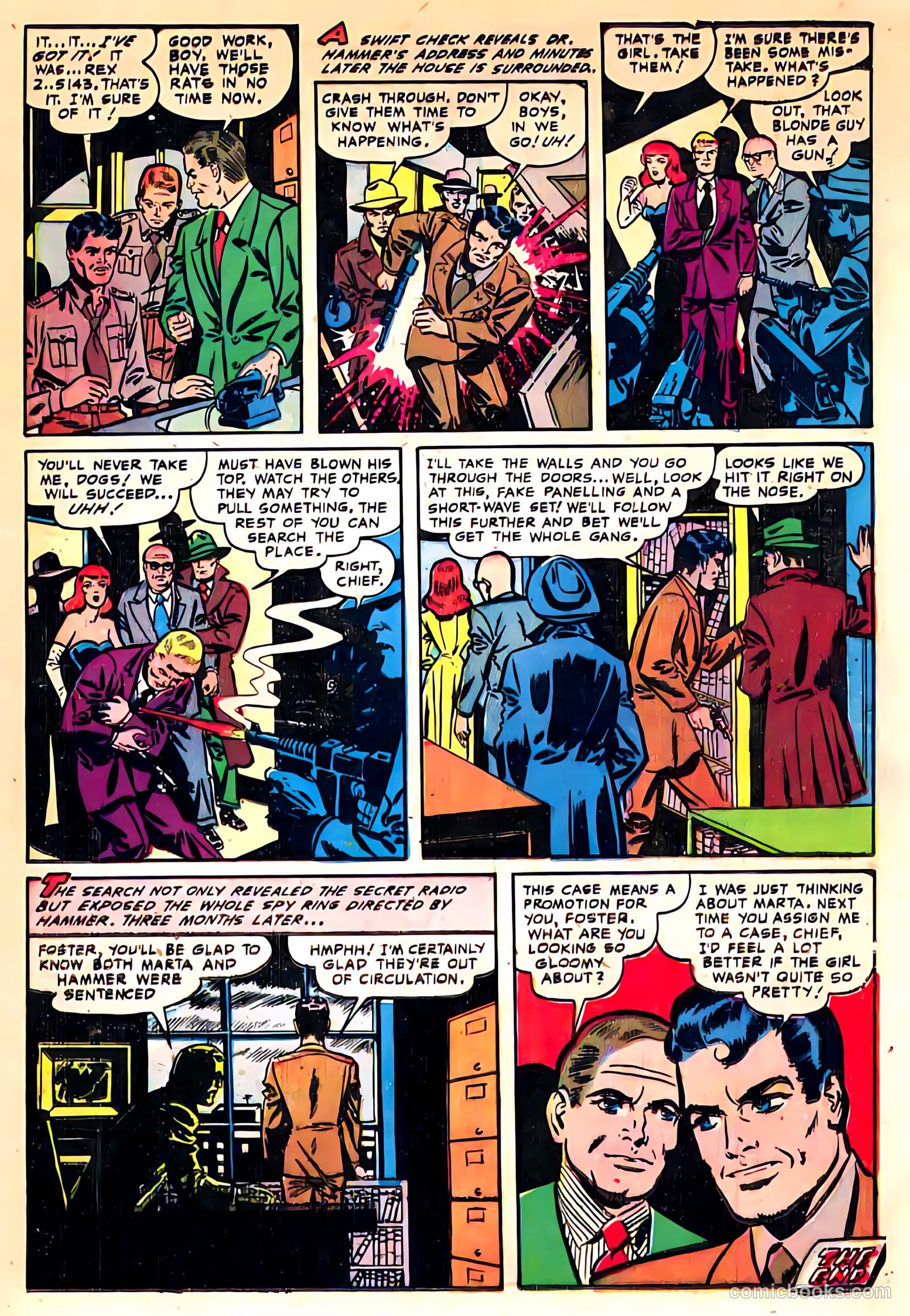 Atomic Spy Cases #1 (1950) — page 17 of 36
