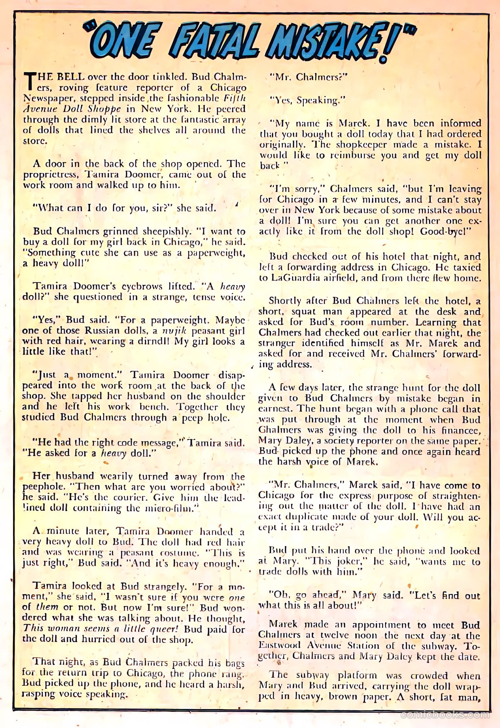 Atomic Spy Cases #1 (1950) — page 18 of 36