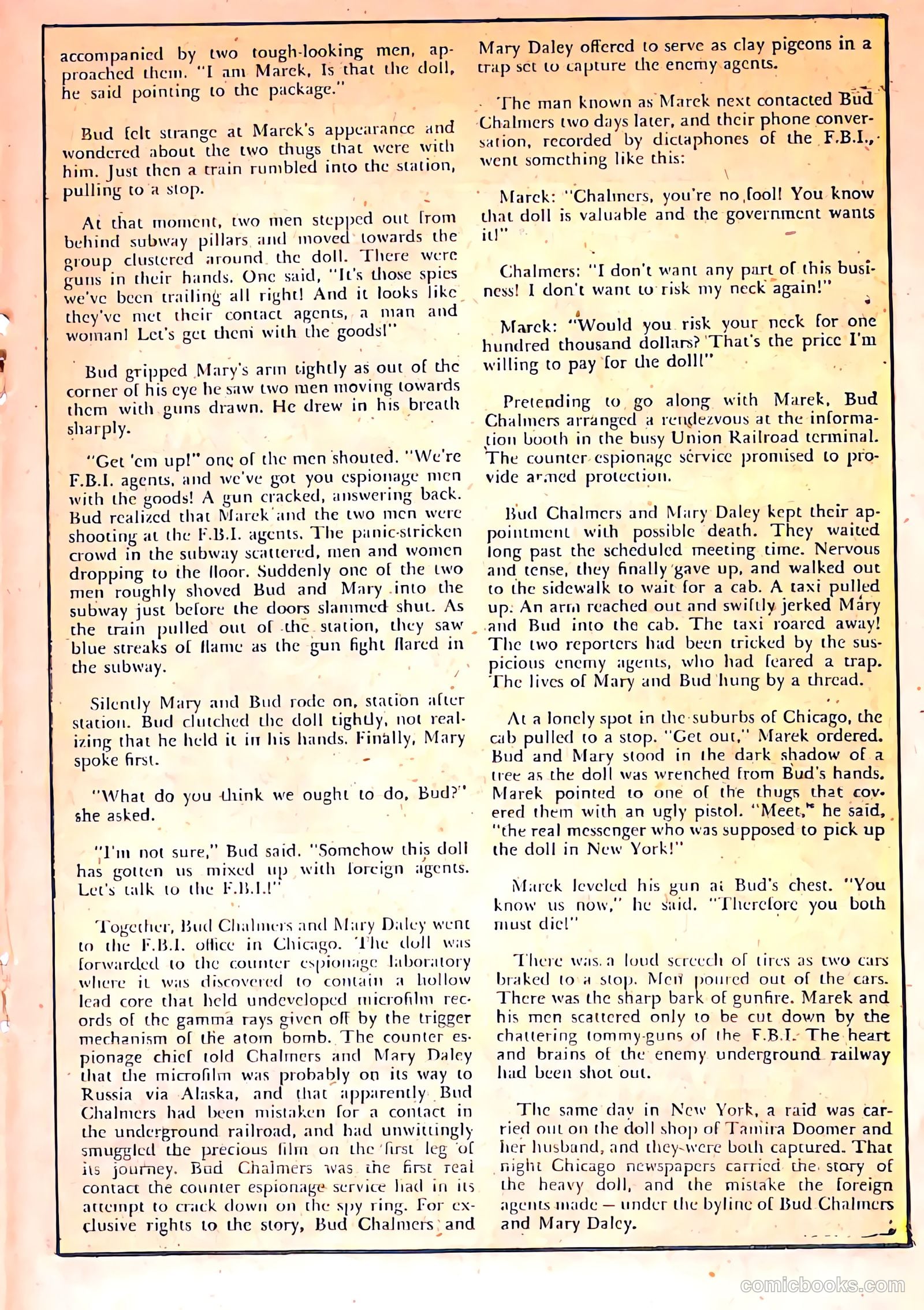 Atomic Spy Cases #1 (1950) — page 19 of 36