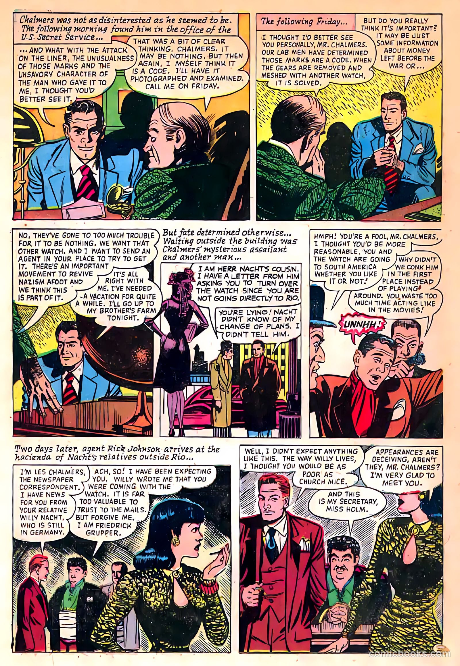 Atomic Spy Cases #1 (1950) — page 22 of 36