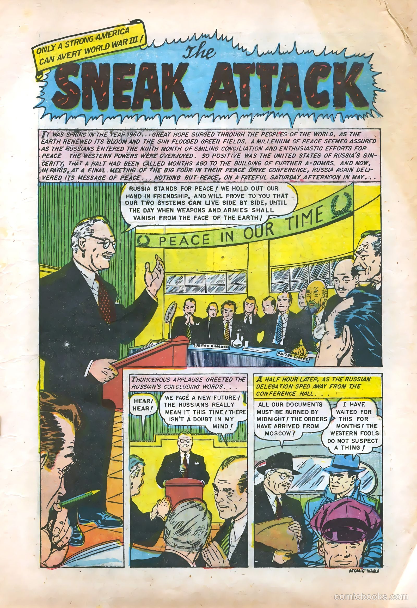 Atomic War! #1 (1952) — page 3 of 36