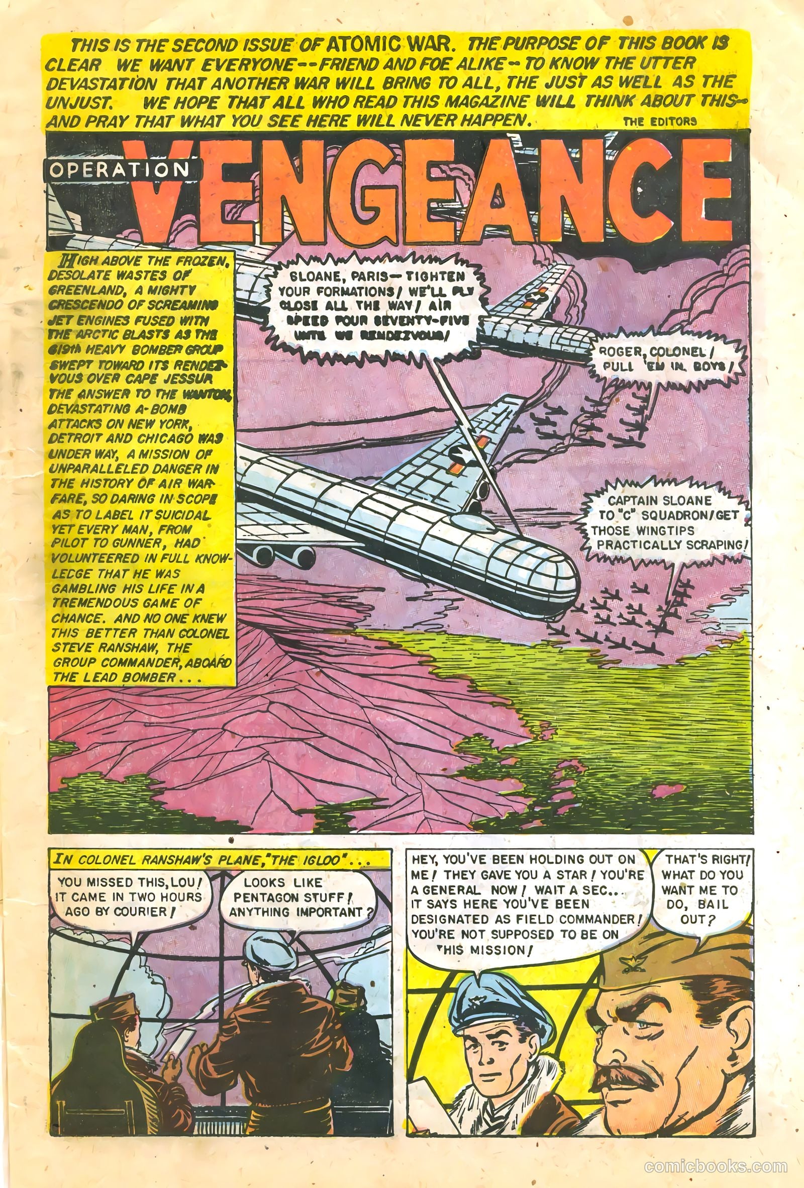 Atomic War! #2 (1952) — page 3 of 36
