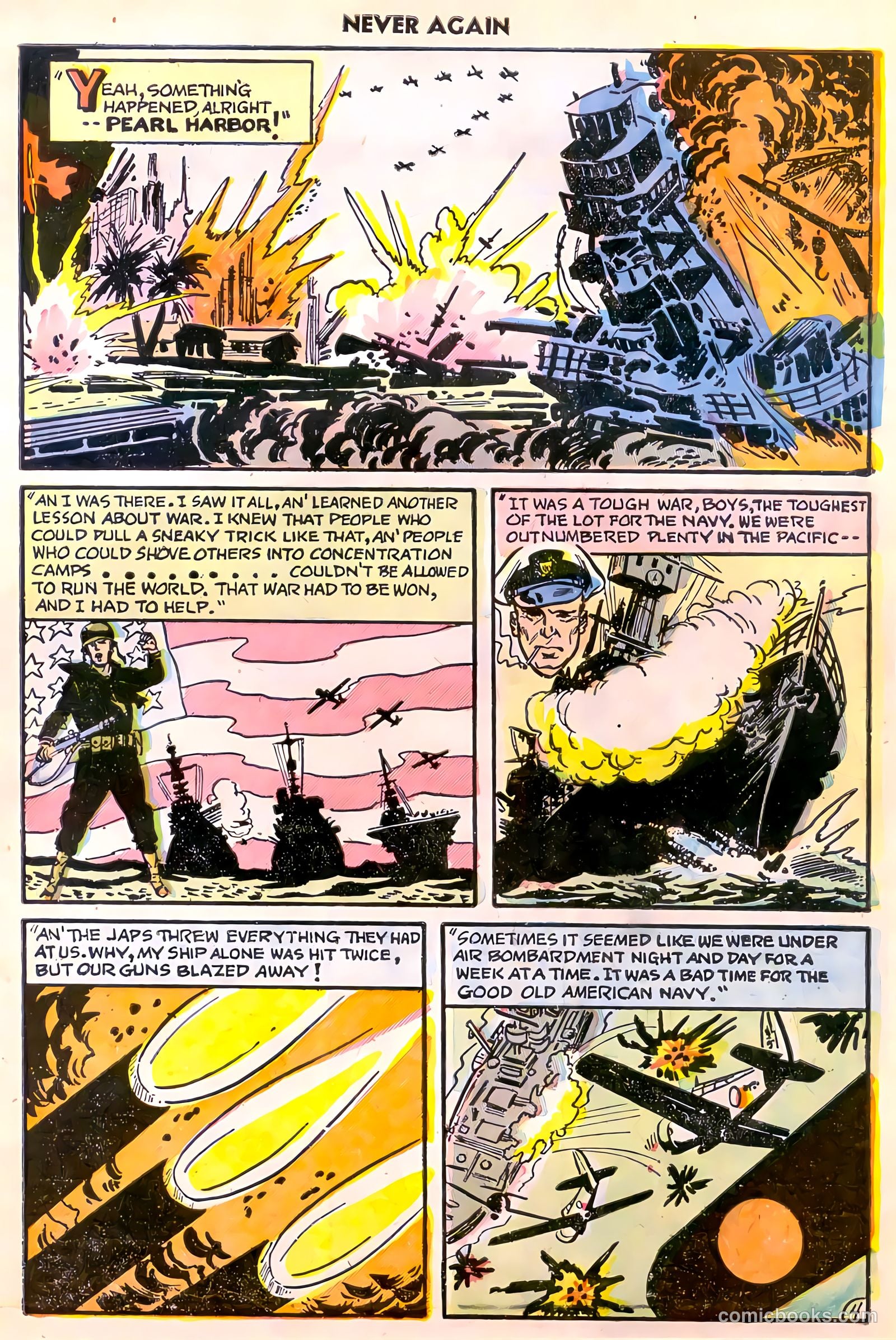 Never Again #8 (1956) — page 7 of 36