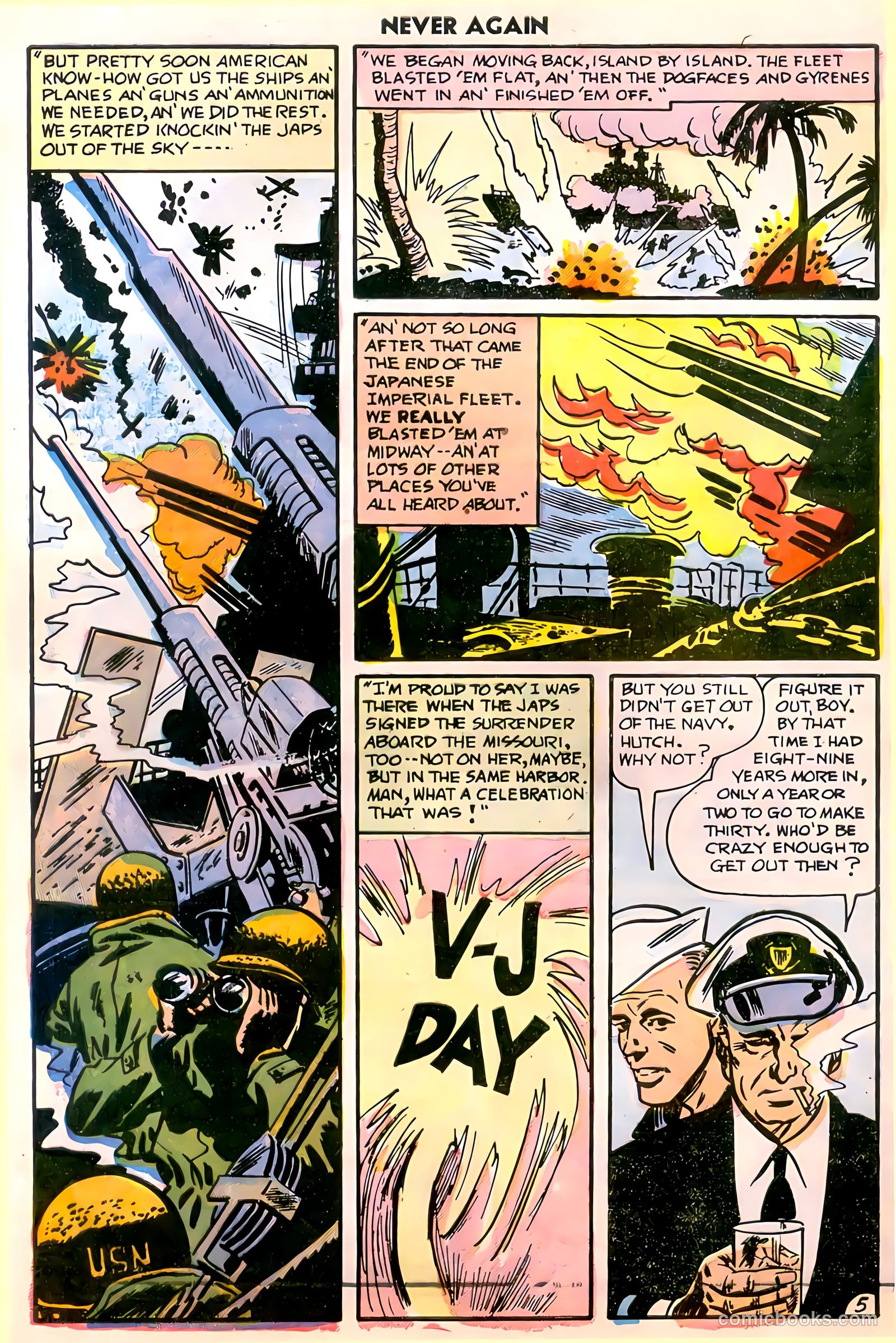 Never Again #8 (1956) — page 8 of 36