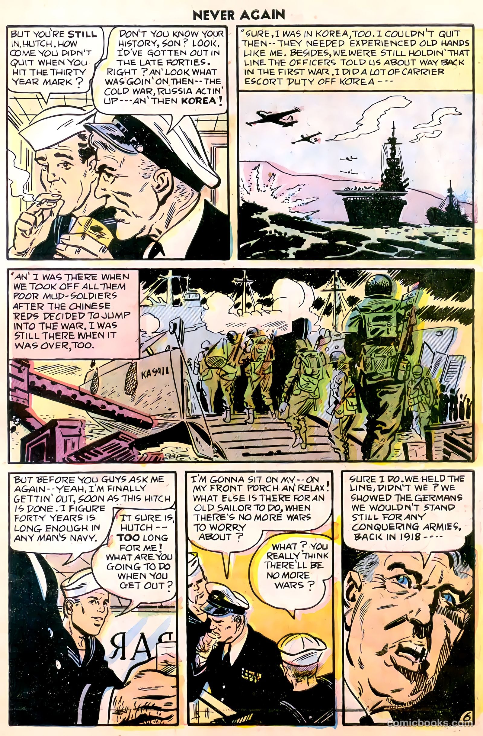 Never Again #8 (1956) — page 9 of 36