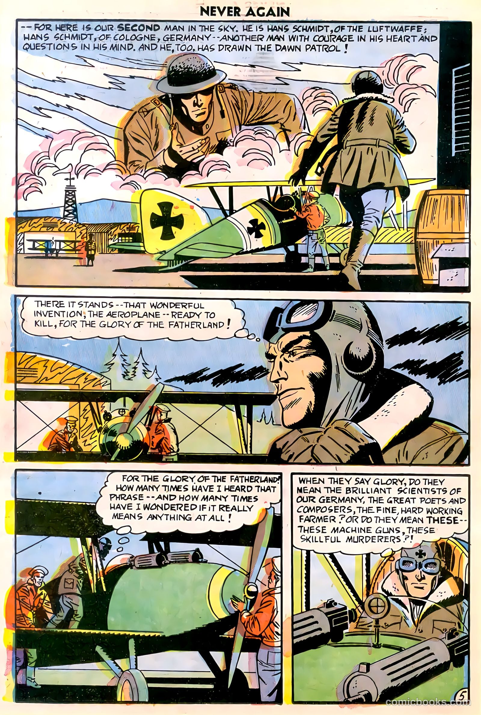 Never Again #8 (1956) — page 16 of 36