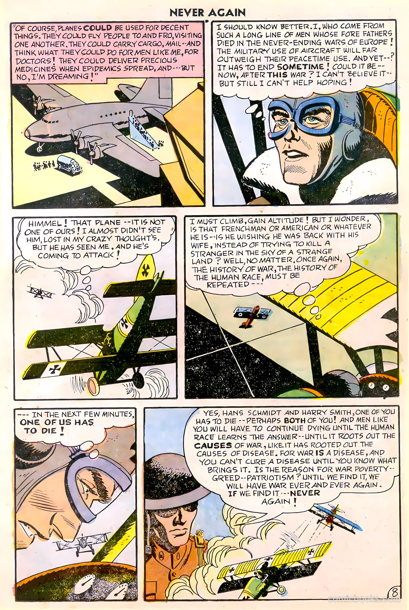 Never Again #8 (1956) — page 19 of 36