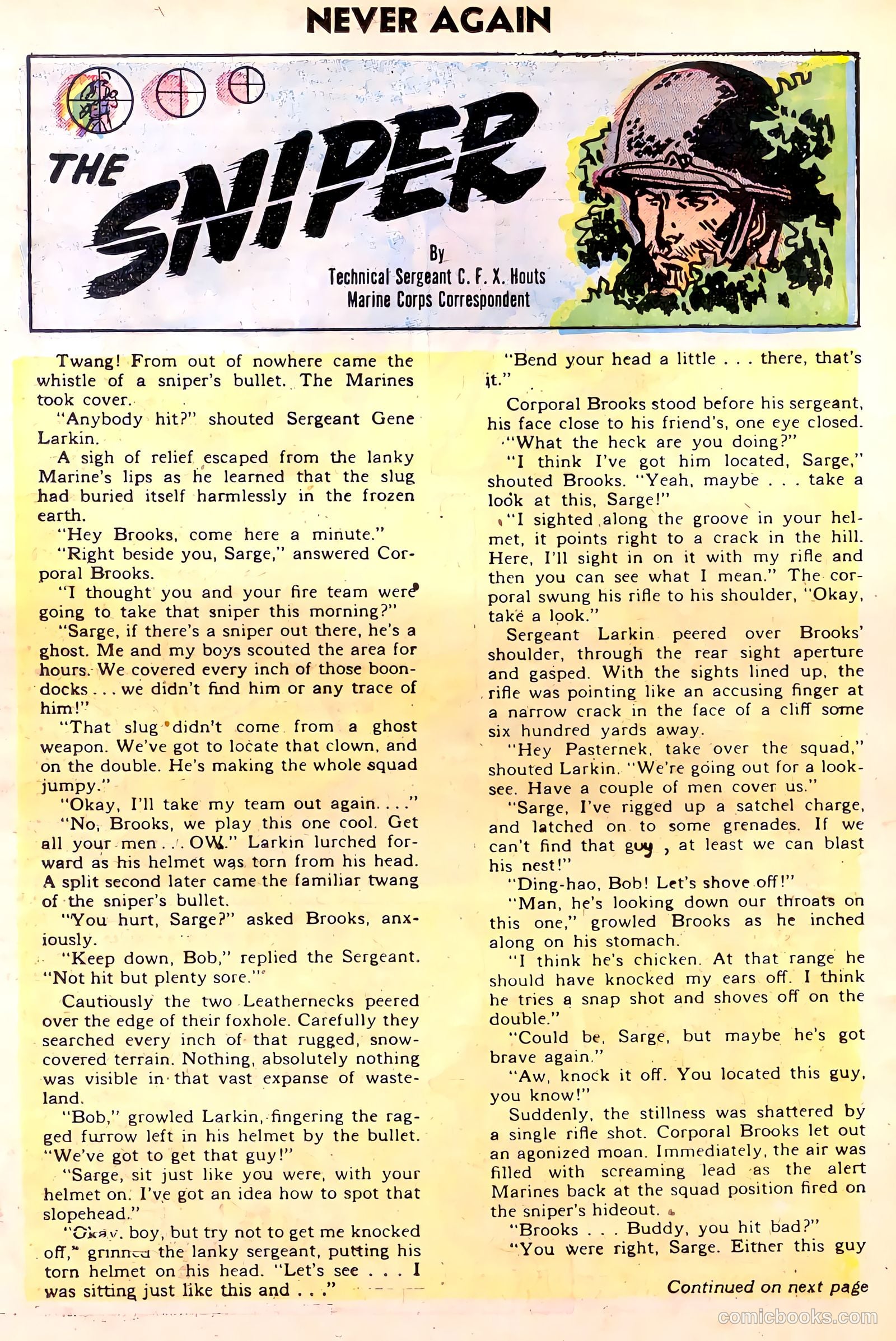 Never Again #8 (1956) — page 20 of 36
