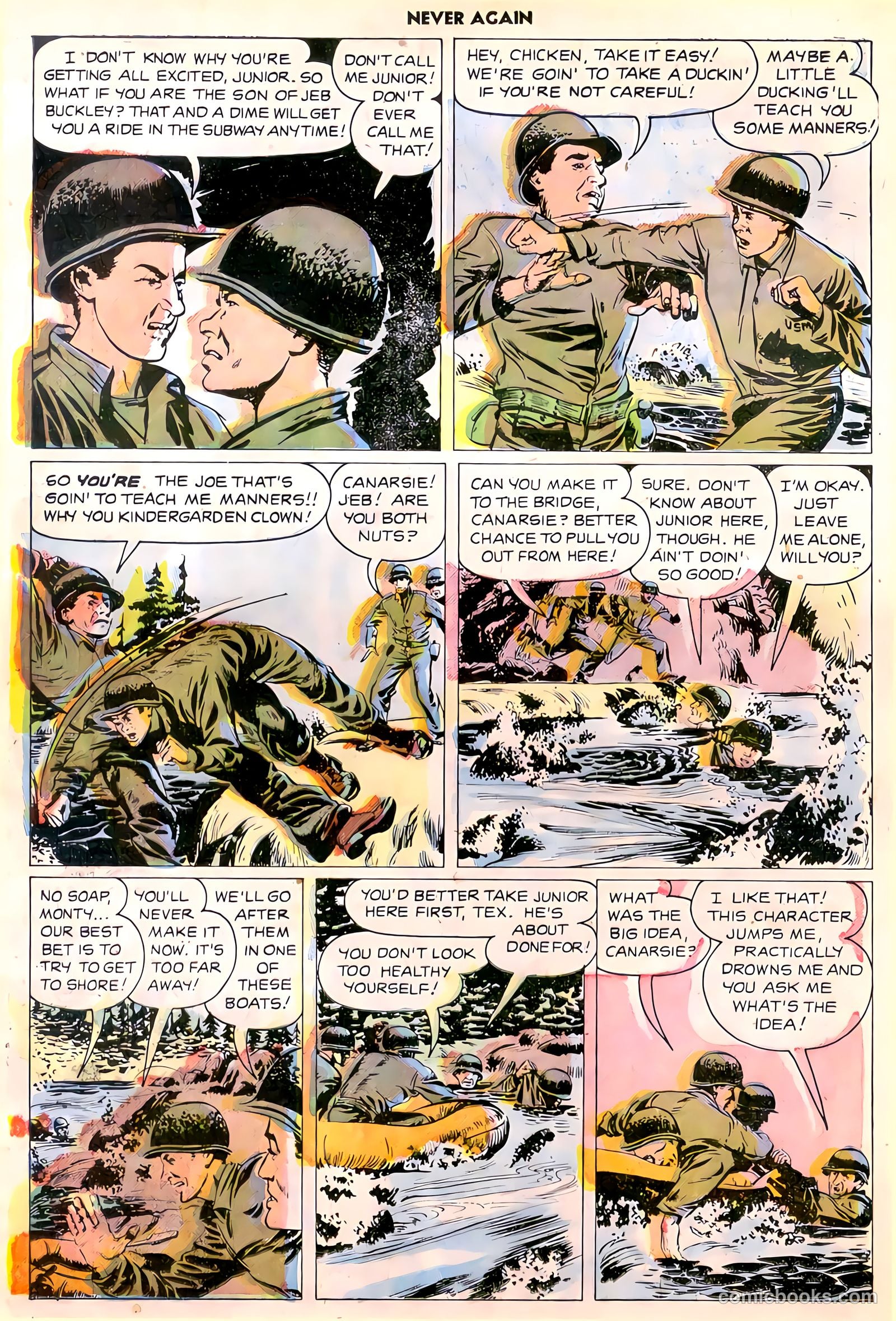 Never Again #8 (1956) — page 24 of 36