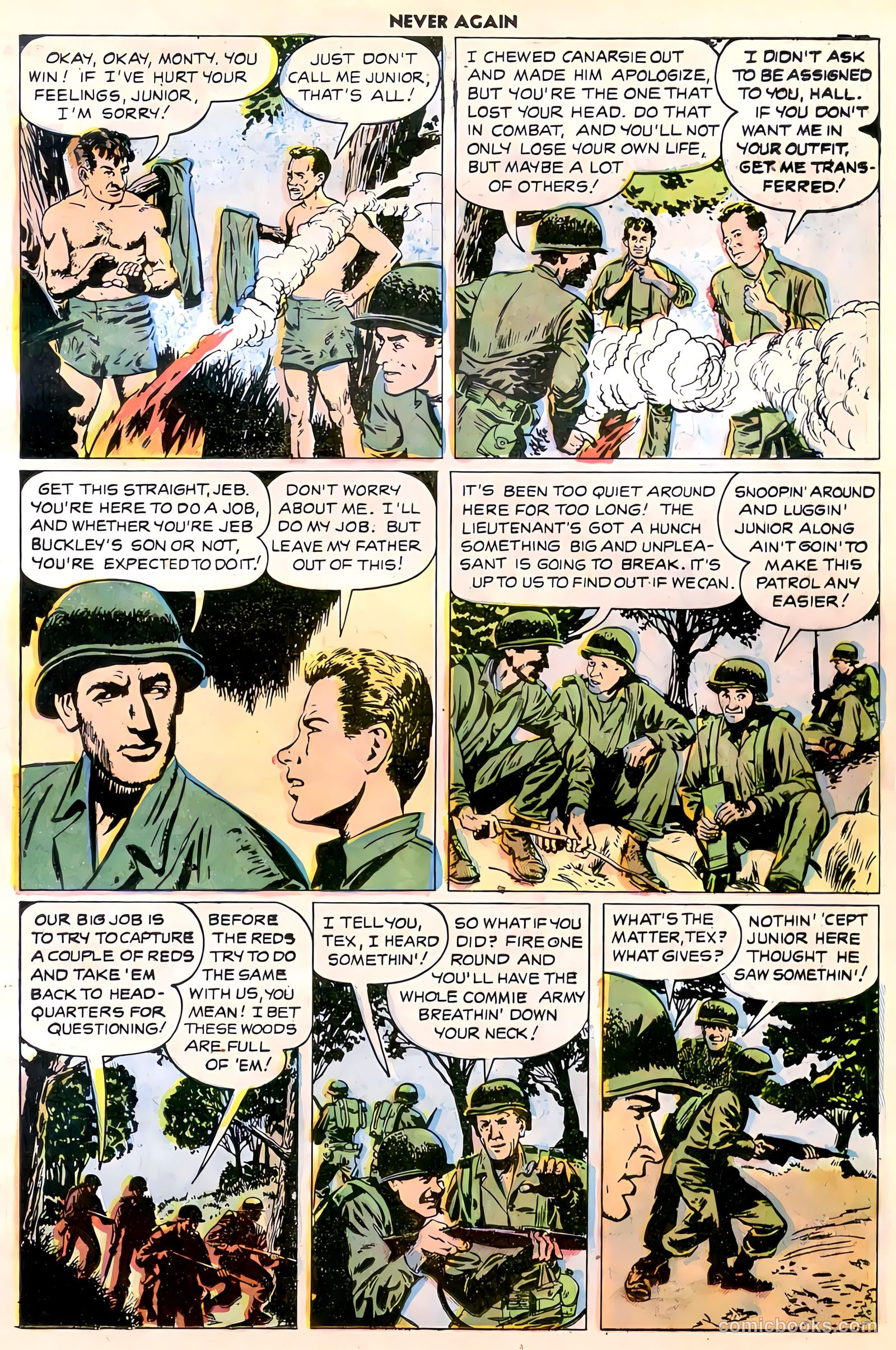 Never Again #8 (1956) — page 25 of 36
