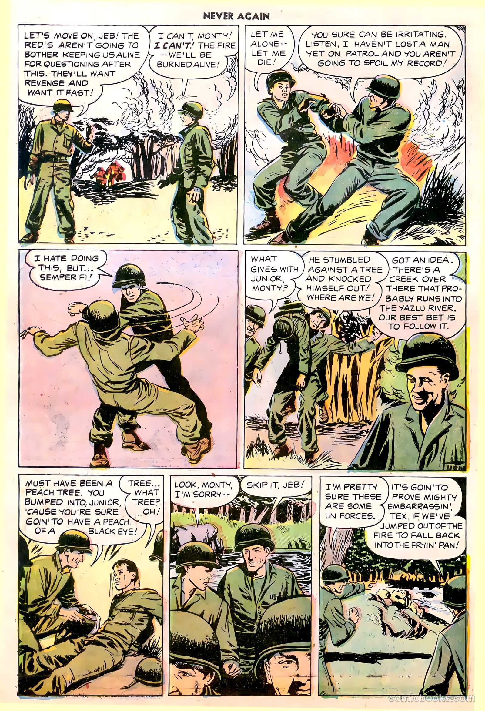Never Again #8 (1956) — page 28 of 36