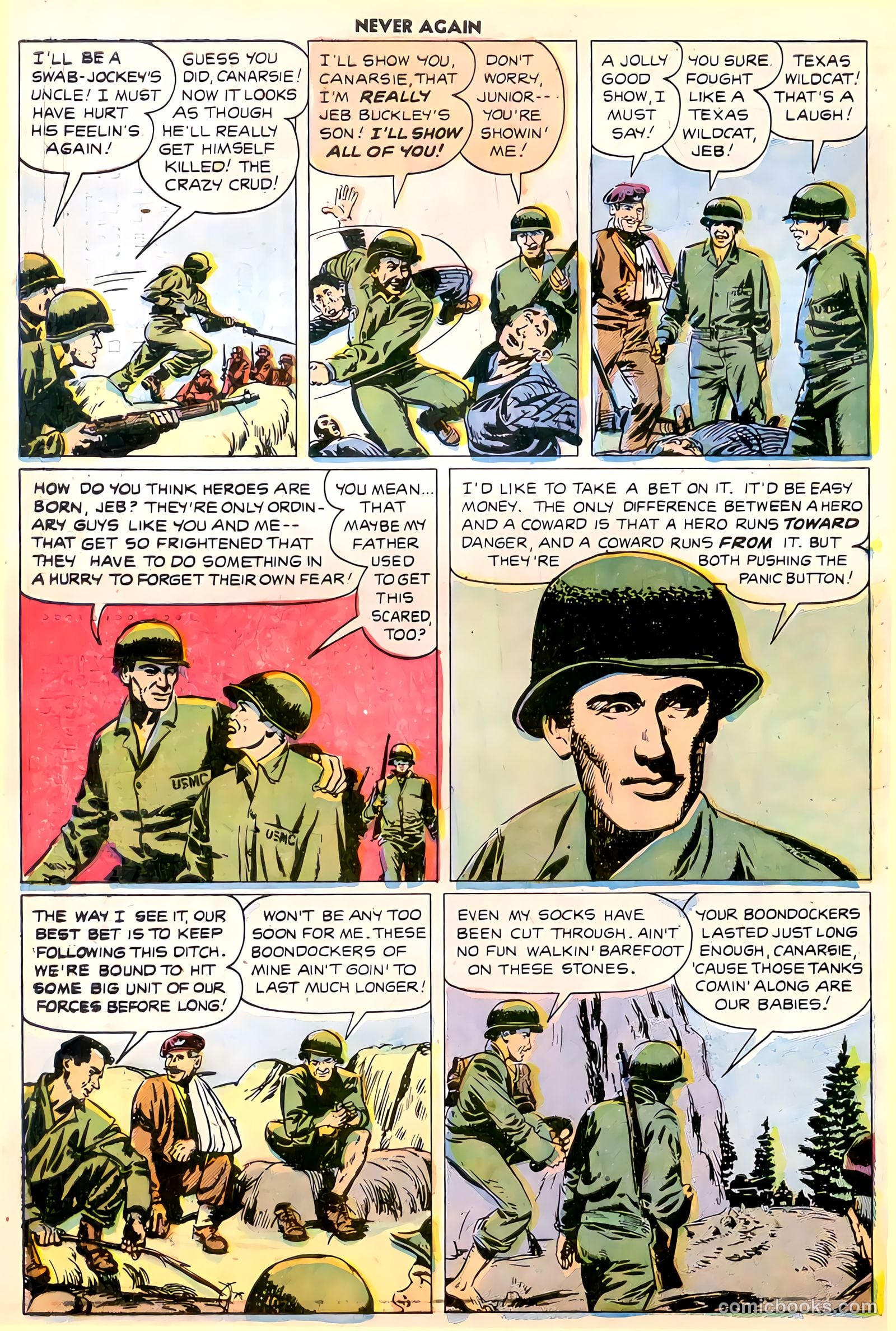 Never Again #8 (1956) — page 32 of 36