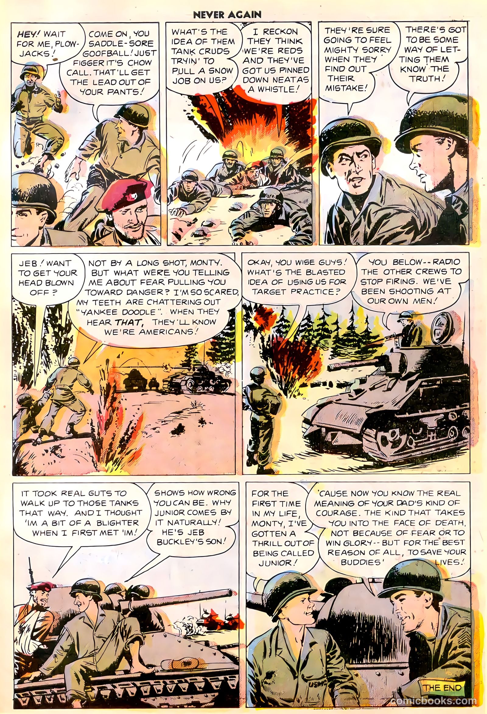 Never Again #8 (1956) — page 33 of 36