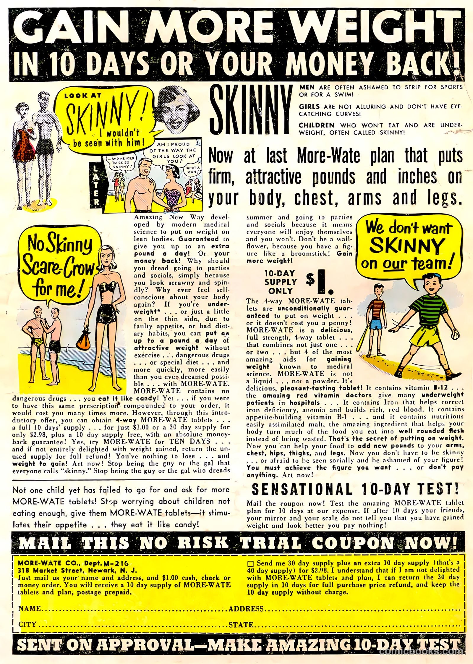 Never Again #8 (1956) — page 36 of 36
