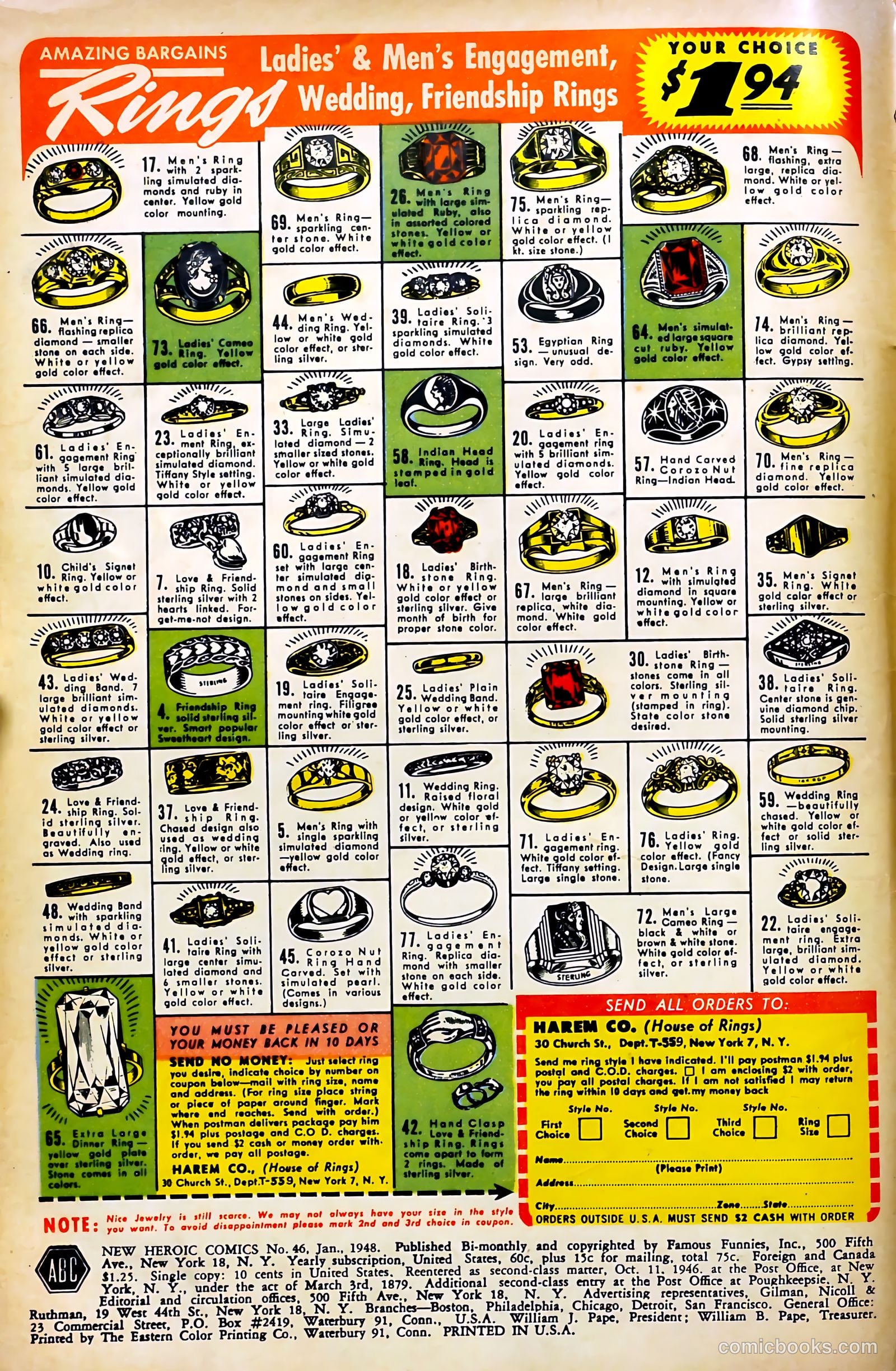 New Heroic Comics #46 (1948) — page 2 of 52
