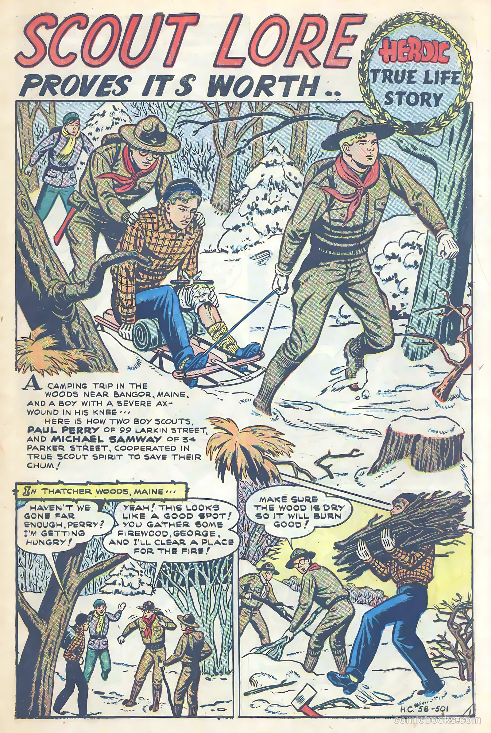 New Heroic Comics #58 (1950) — page 3 of 52