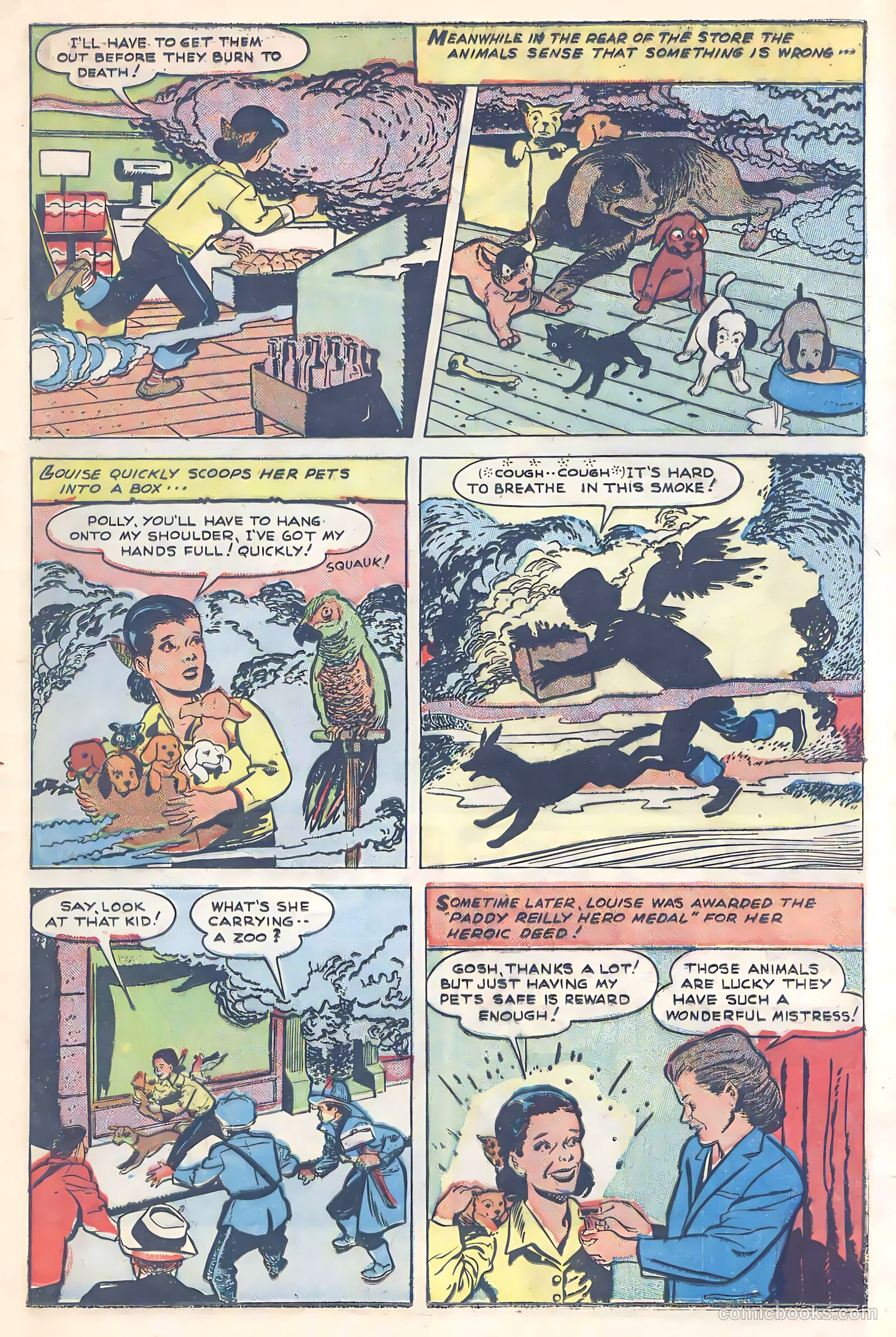 New Heroic Comics #58 (1950) — page 23 of 52