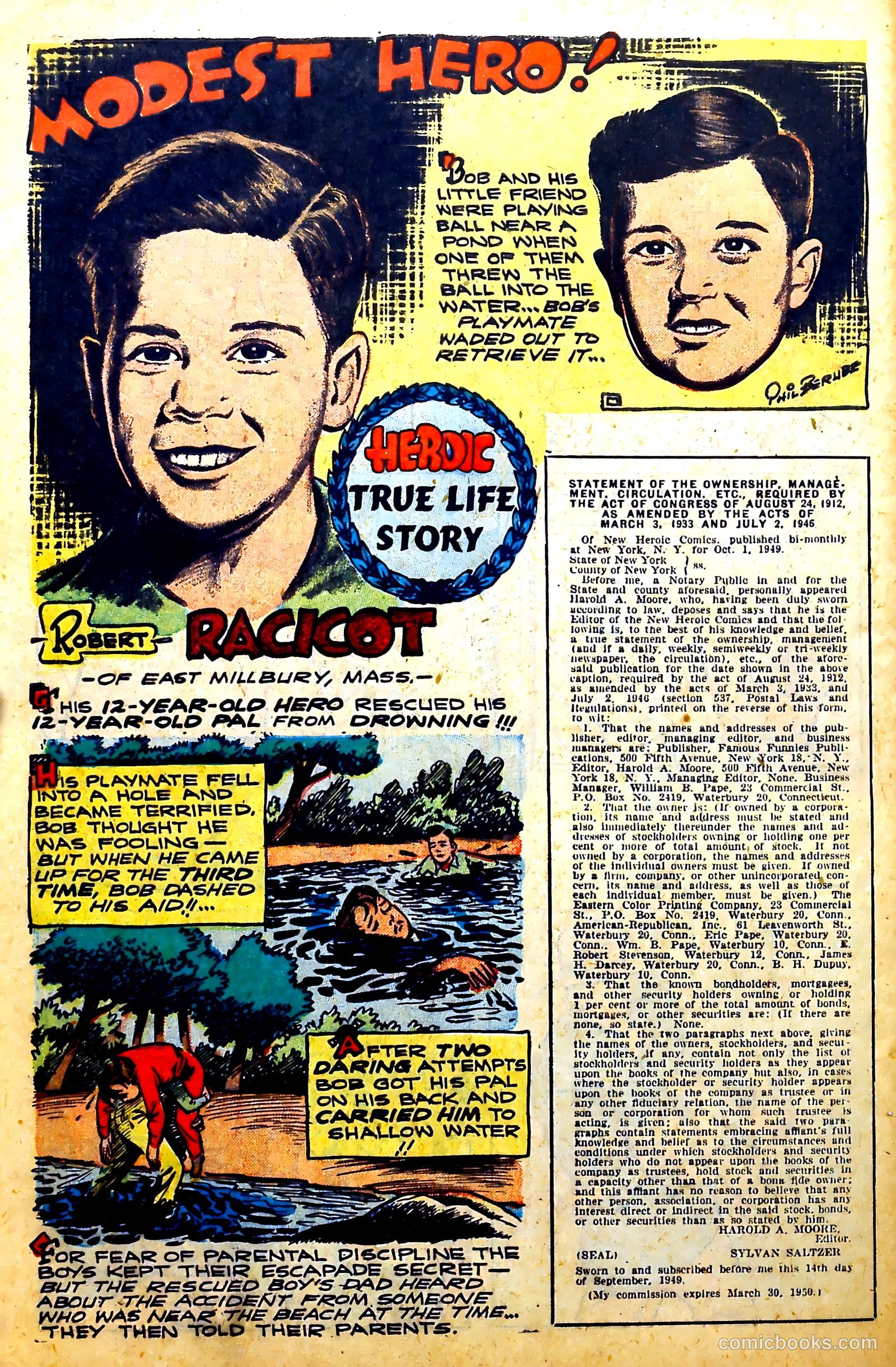 New Heroic Comics #59 (1950) — page 50 of 52