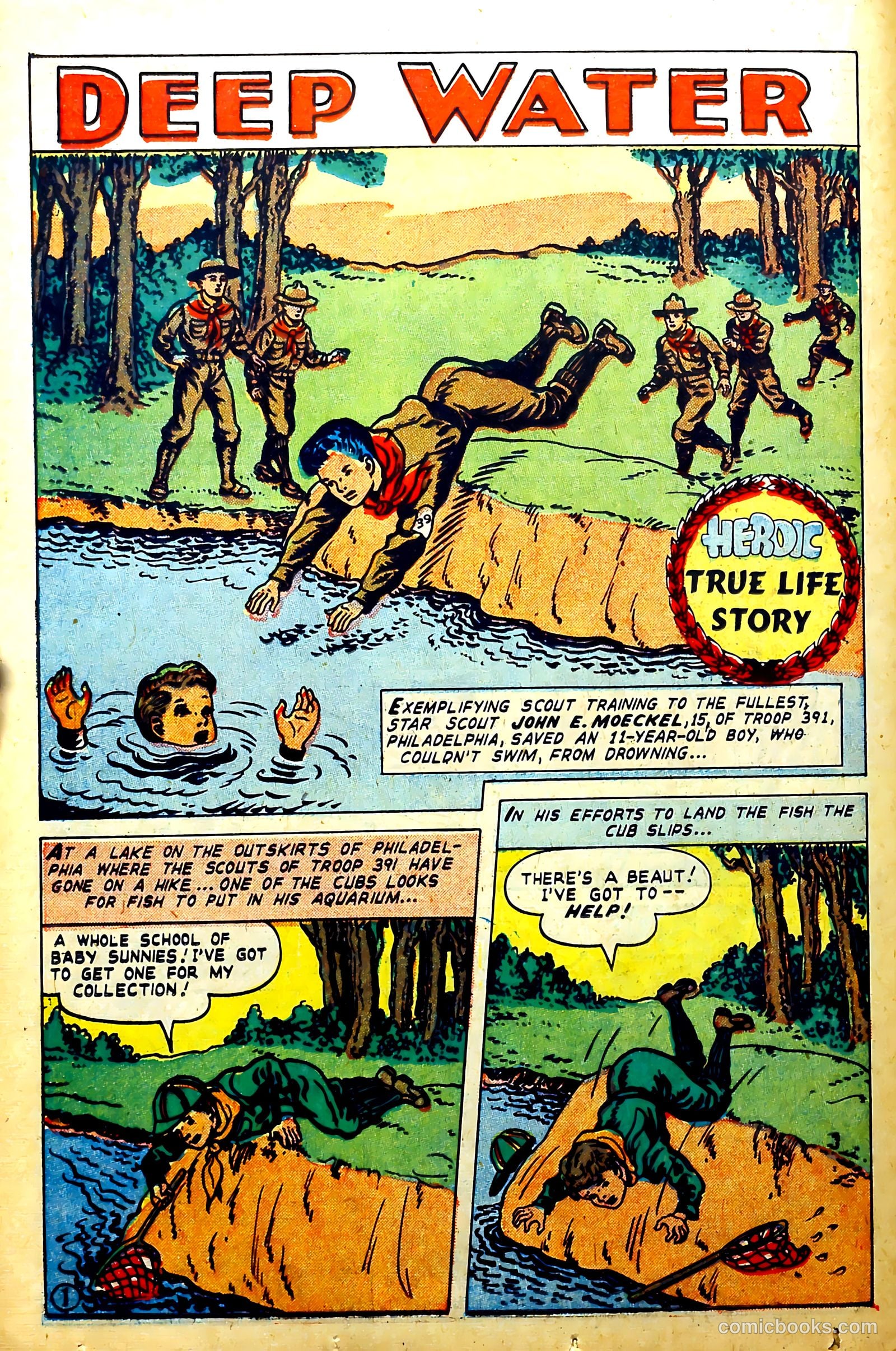 New Heroic Comics #61 (1950) — page 36 of 52