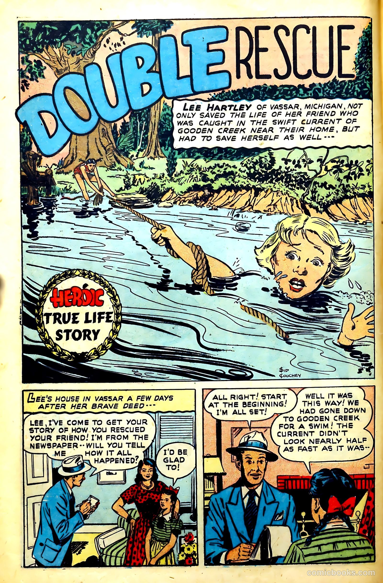 New Heroic Comics #62 (1950) — page 8 of 52