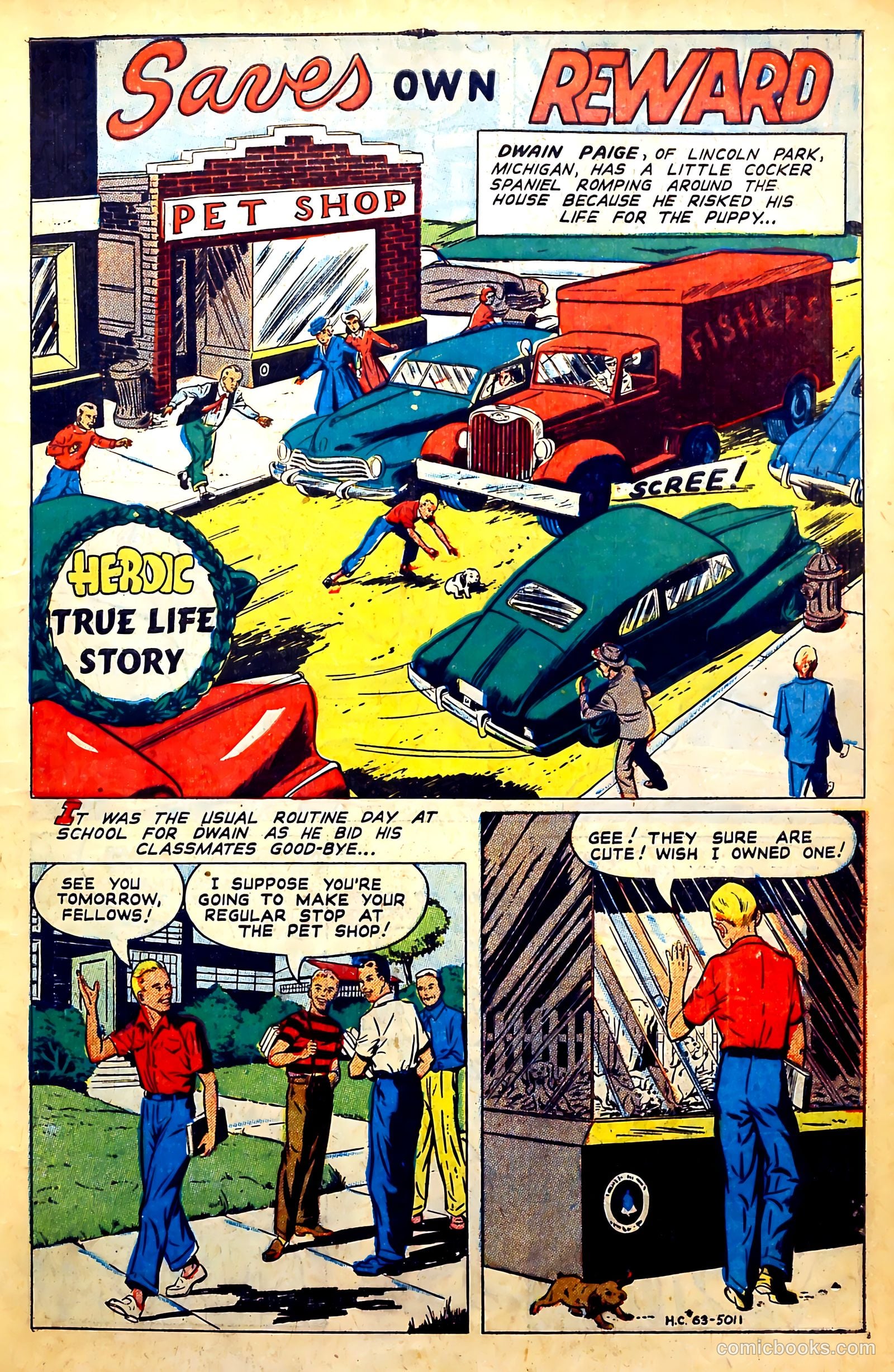 New Heroic Comics #63 (1950) — page 3 of 53