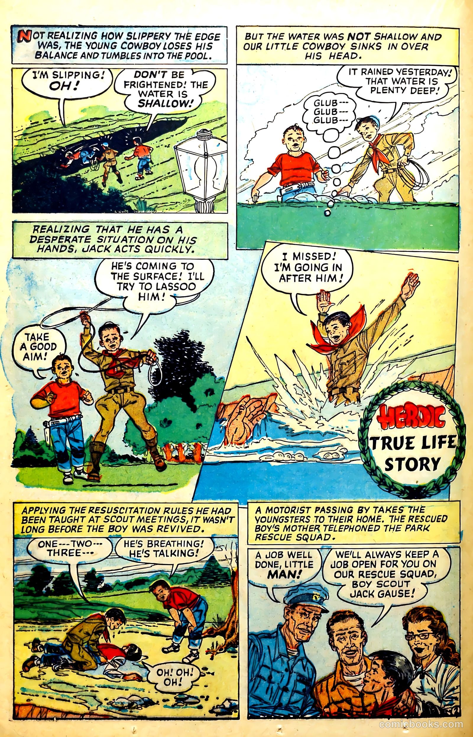 New Heroic Comics #64 (1951) — page 20 of 54