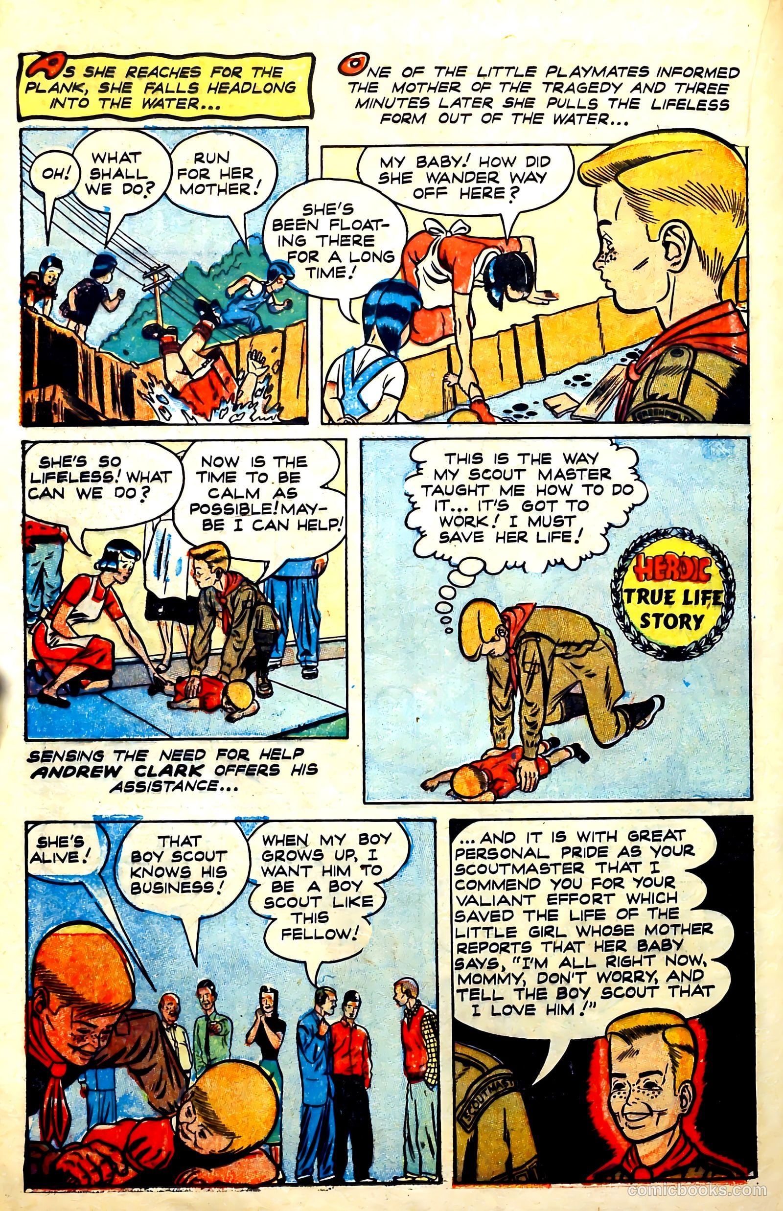 New Heroic Comics #69 (1951) — page 16 of 36