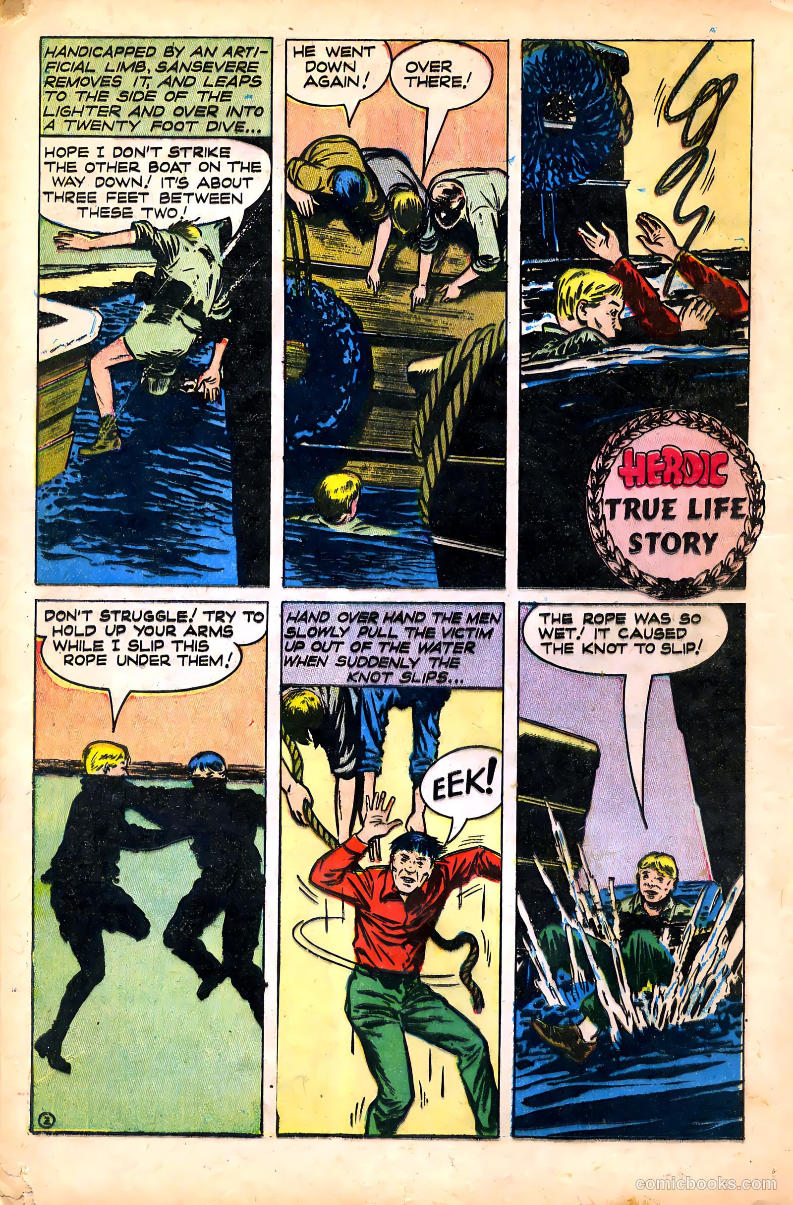New Heroic Comics #70 (1952) — page 12 of 36