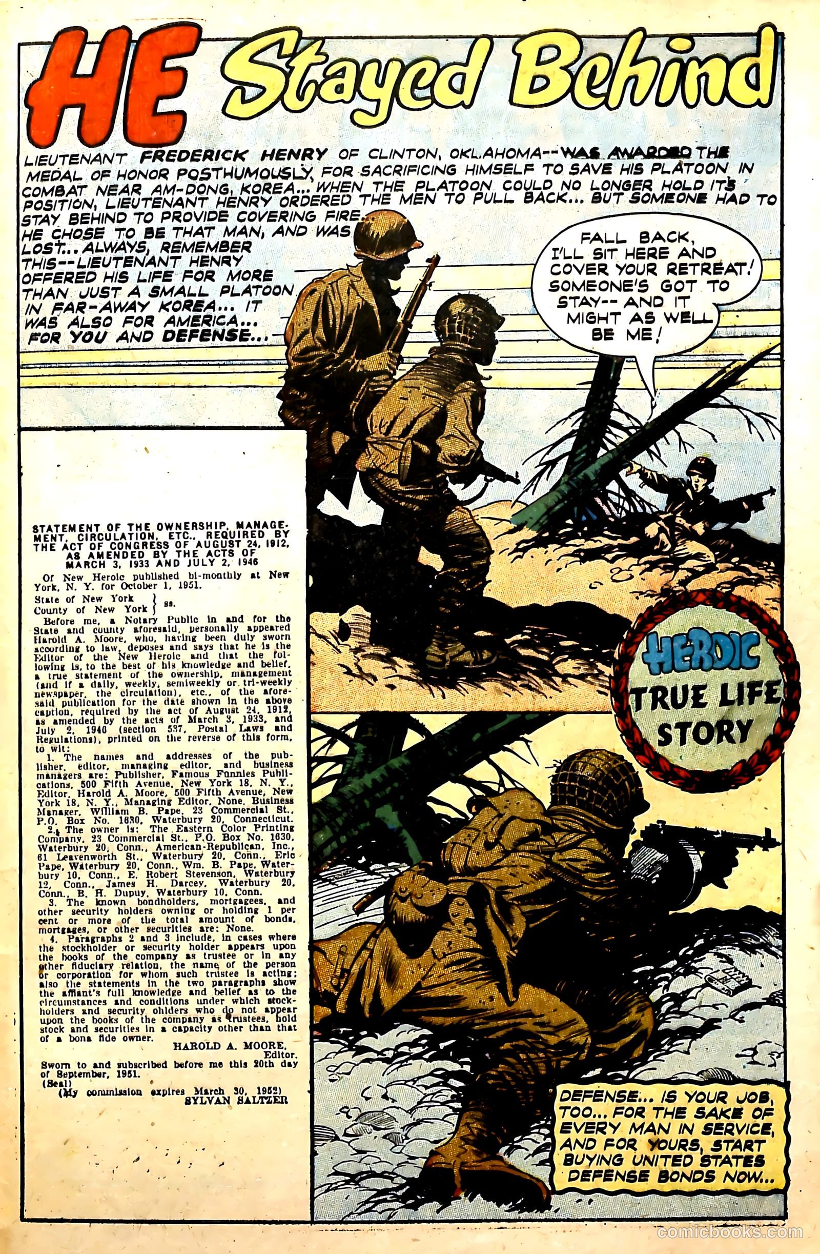 New Heroic Comics #71 (1952) — page 33 of 38
