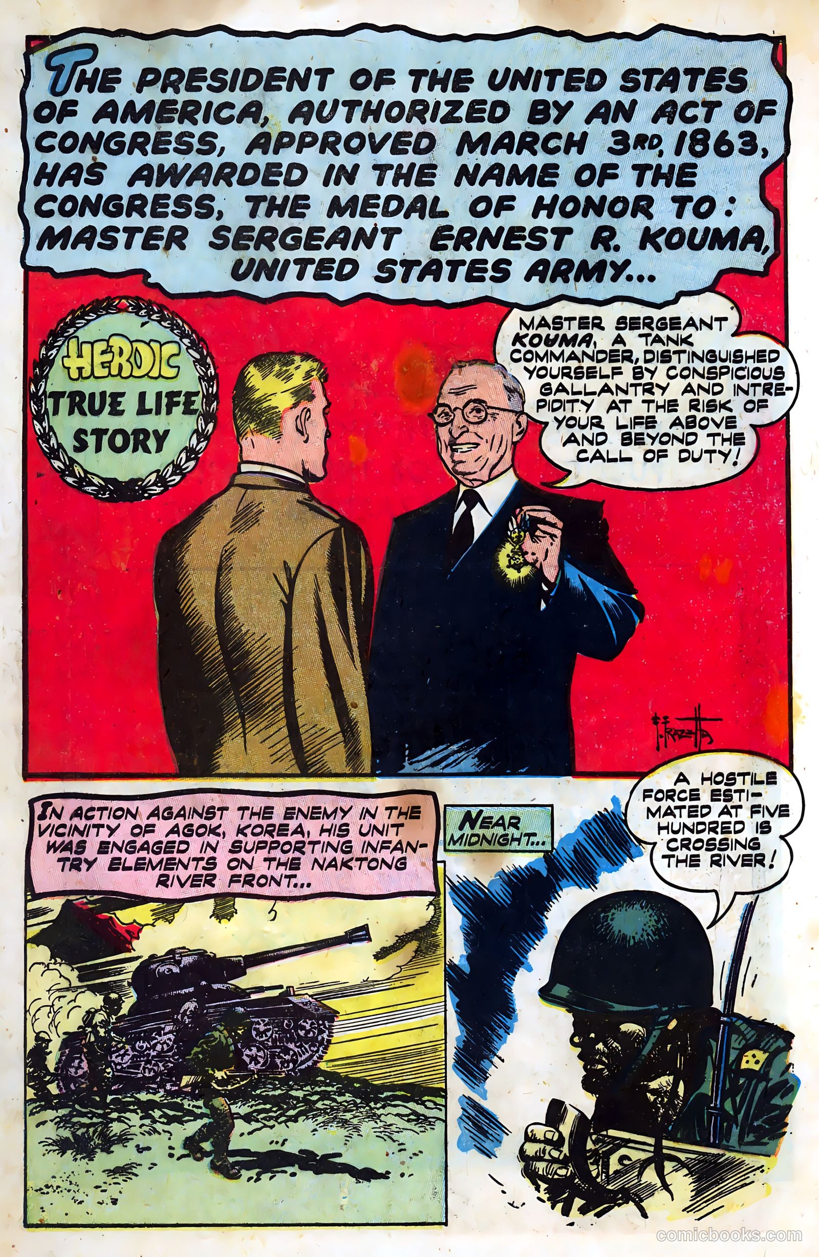 New Heroic Comics #72 (1952) — page 4 of 36
