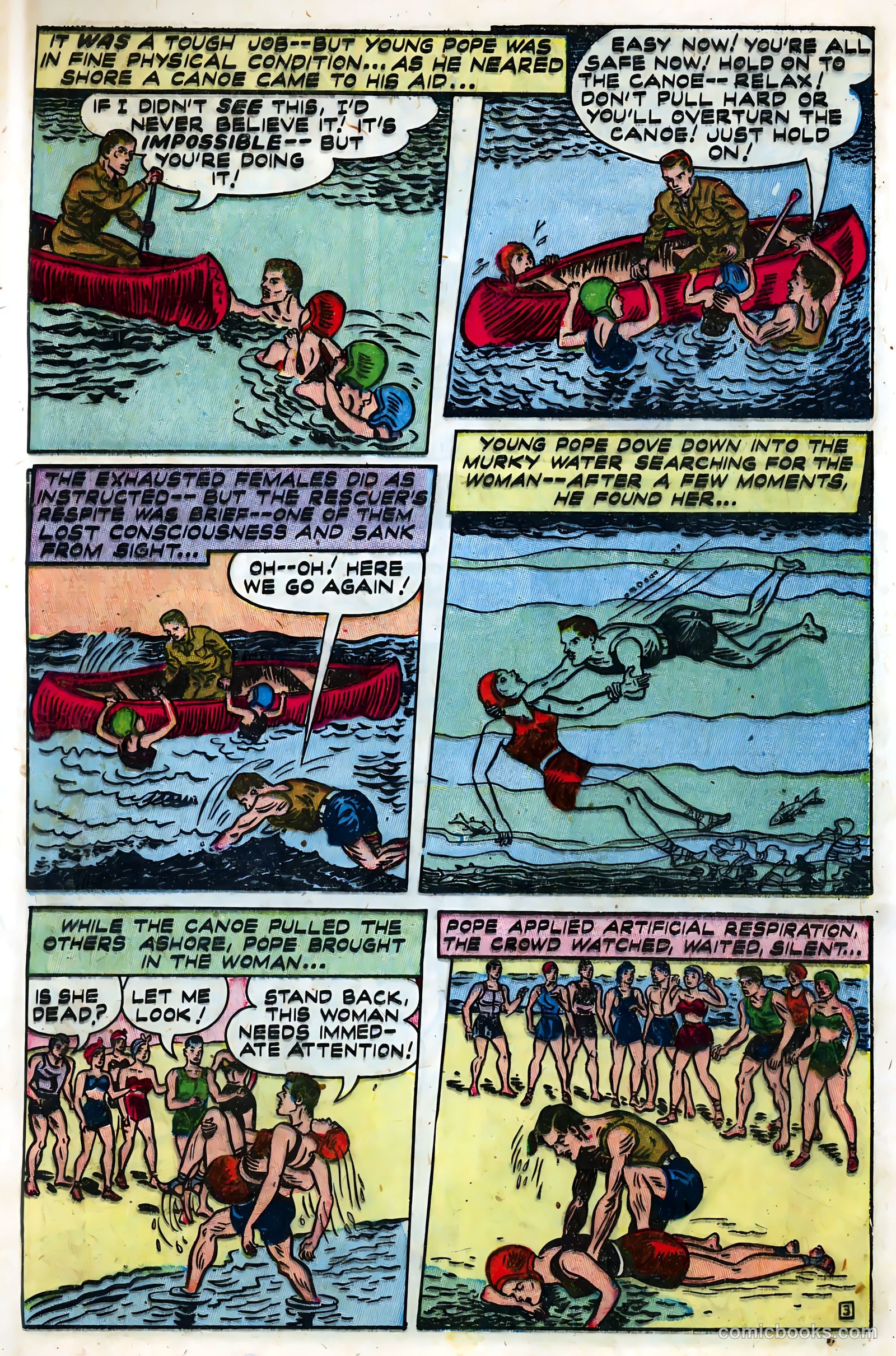 New Heroic Comics #72 (1952) — page 25 of 36