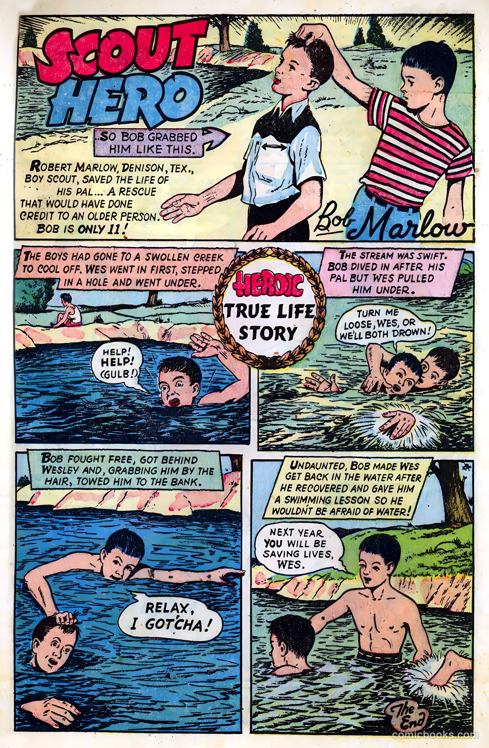 New Heroic Comics #72 (1952) — page 33 of 36