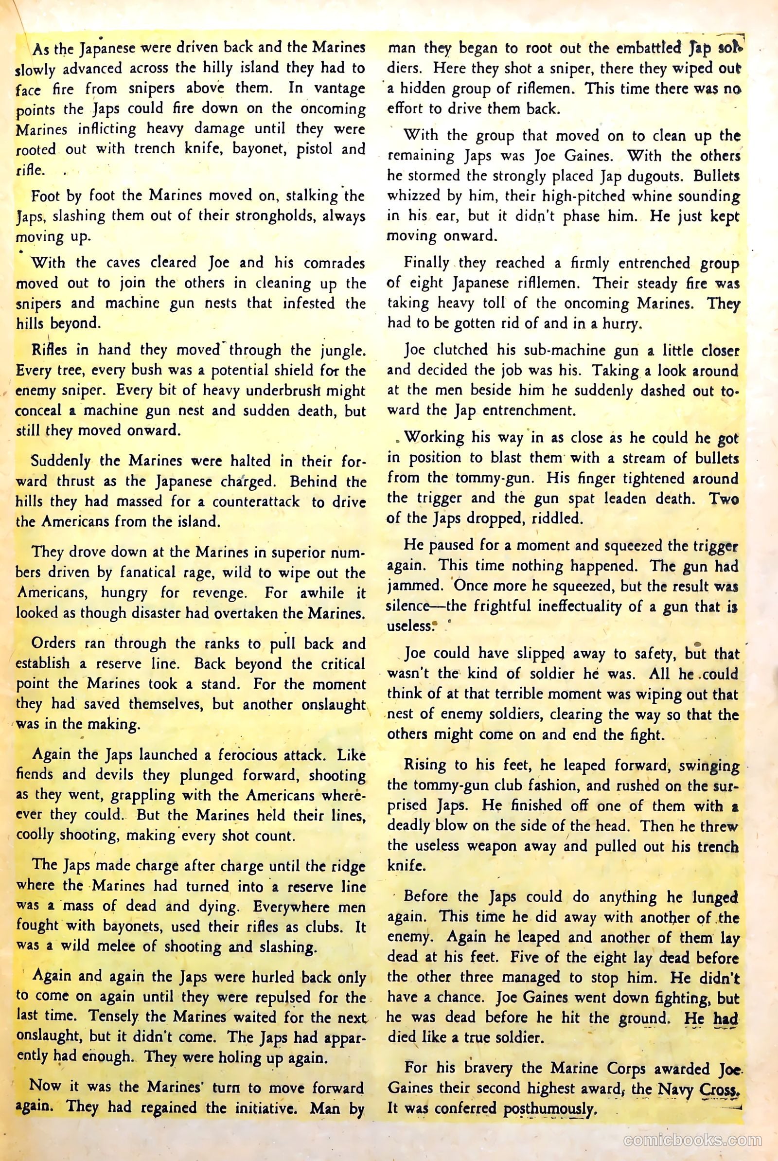 New Heroic Comics #74 (1952) — page 21 of 37