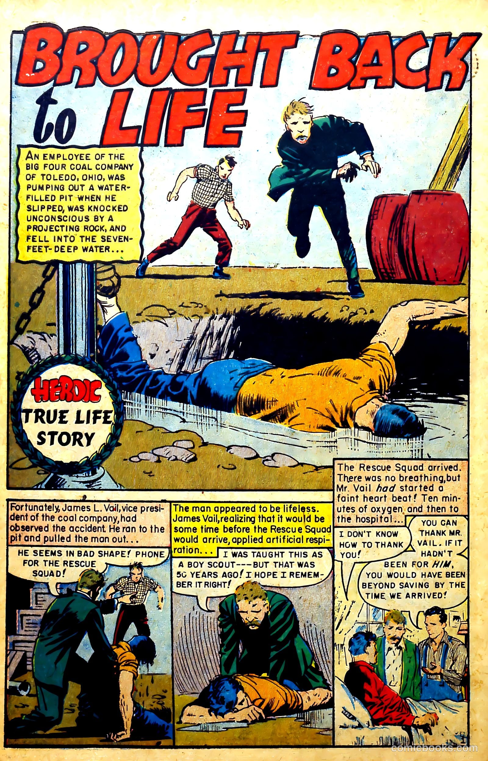 New Heroic Comics #75 (1952) — page 6 of 36