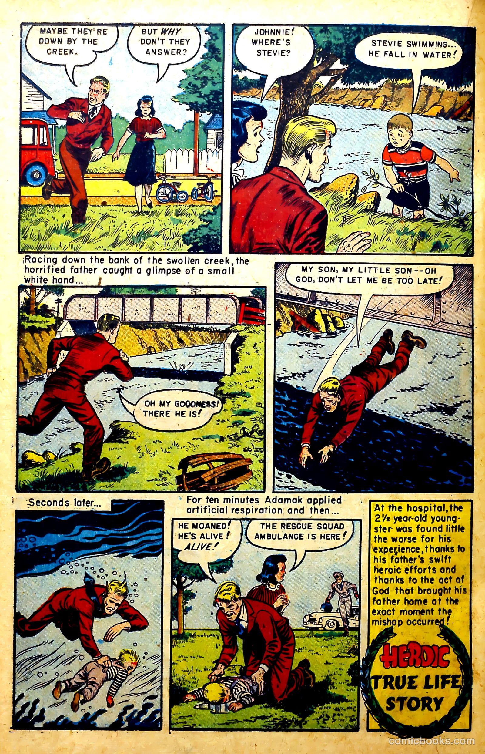 New Heroic Comics #75 (1952) — page 22 of 36