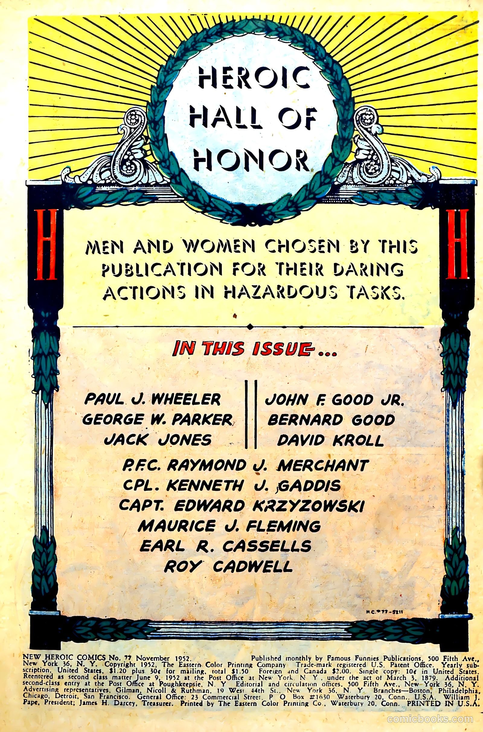 New Heroic Comics #77 (1952) — page 3 of 36