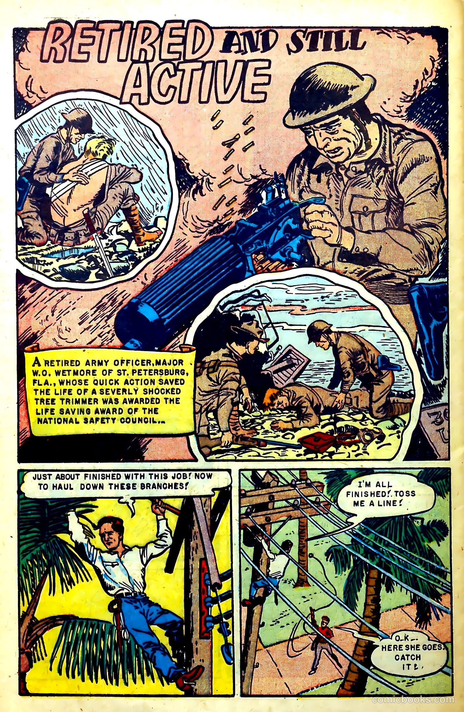 New Heroic Comics #84 (1953) — page 32 of 36