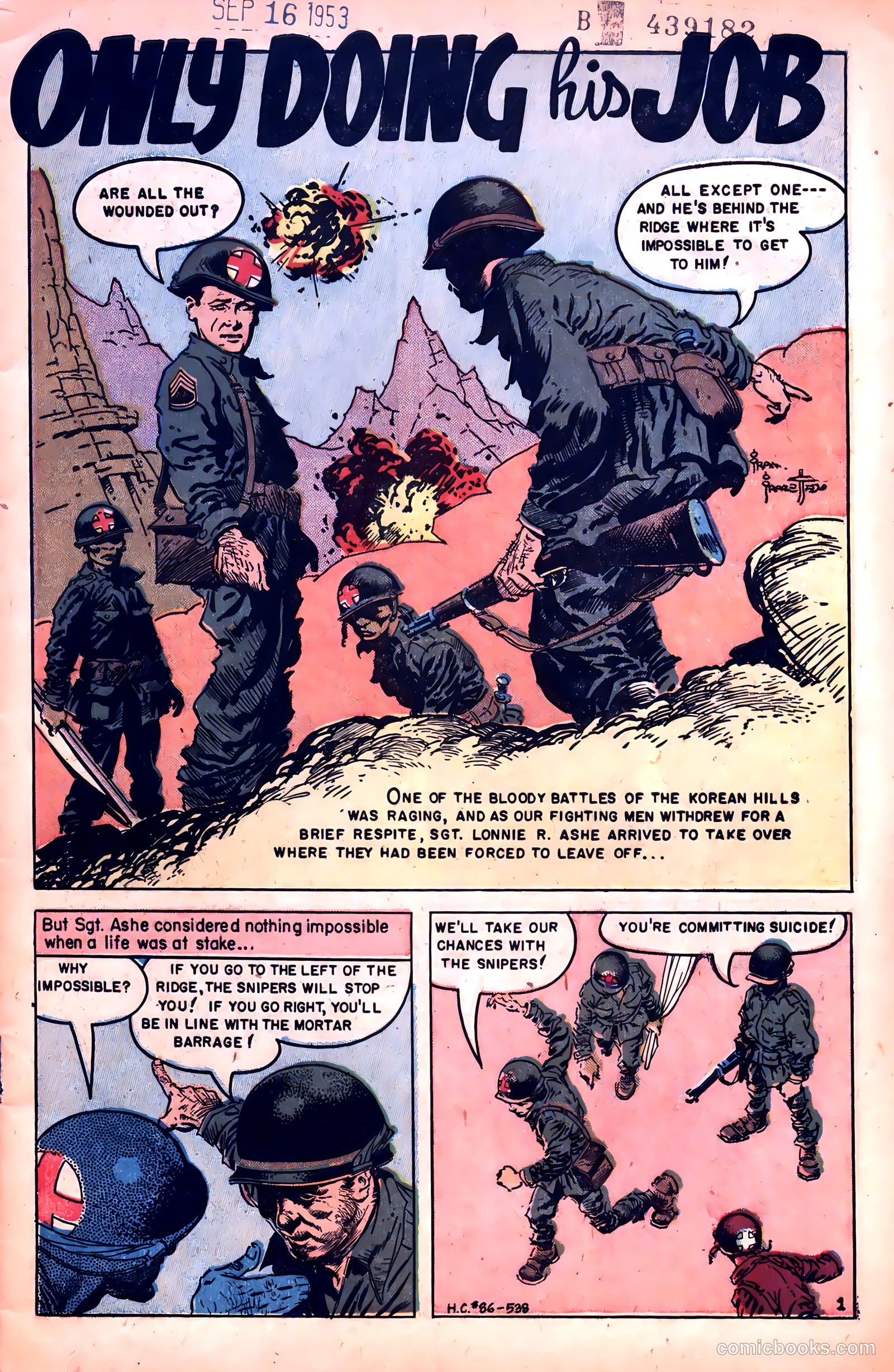 New Heroic Comics #86 (1953) — page 3 of 37
