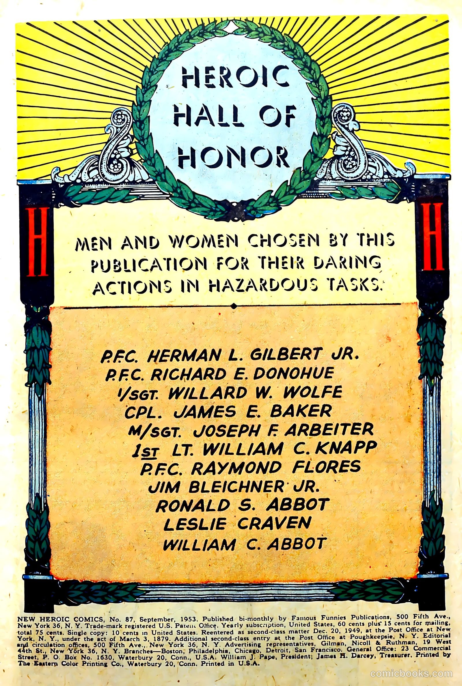New Heroic Comics #87 (1953) — page 3 of 36