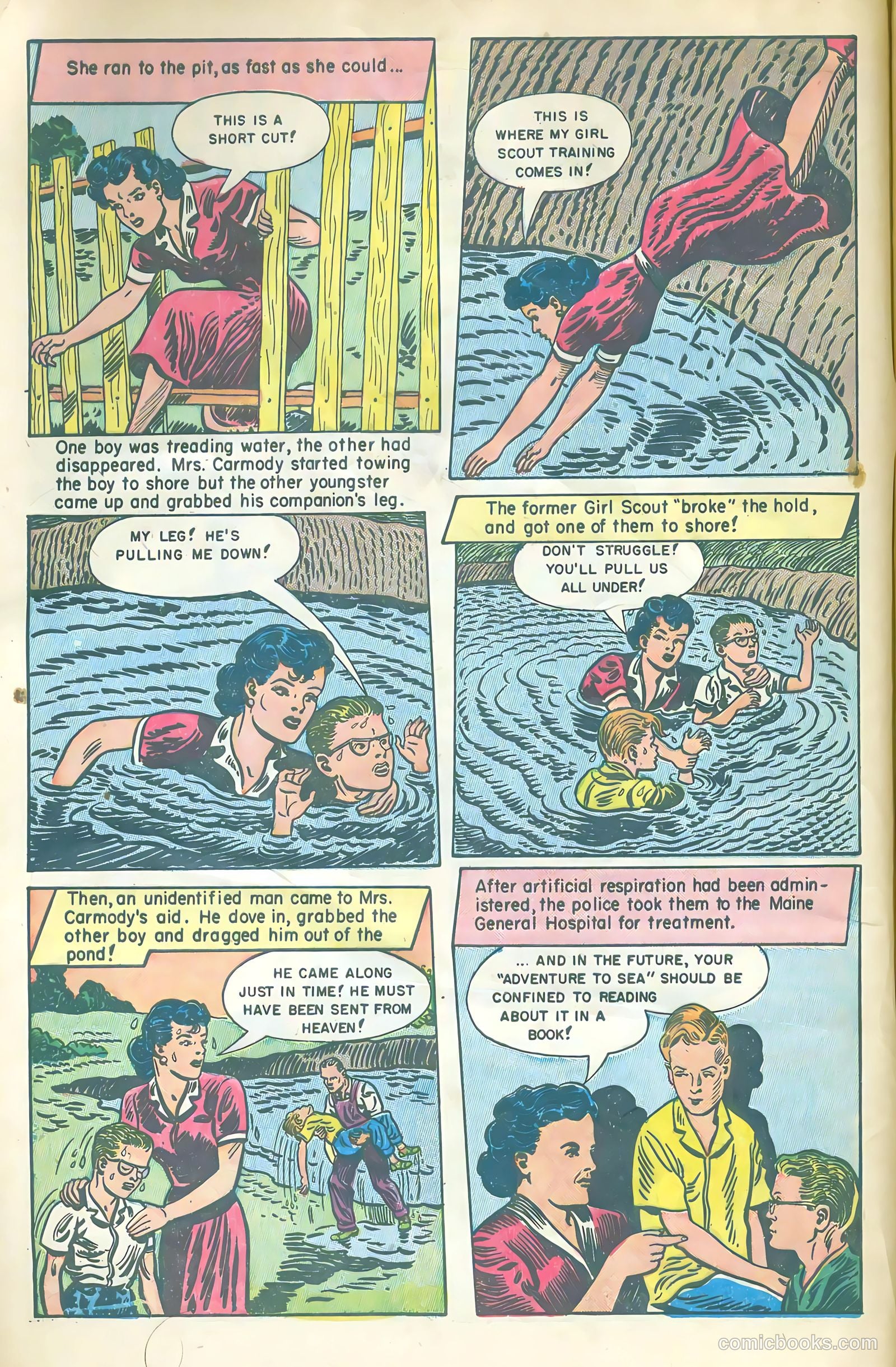 New Heroic Comics #90 (1954) — page 4 of 36
