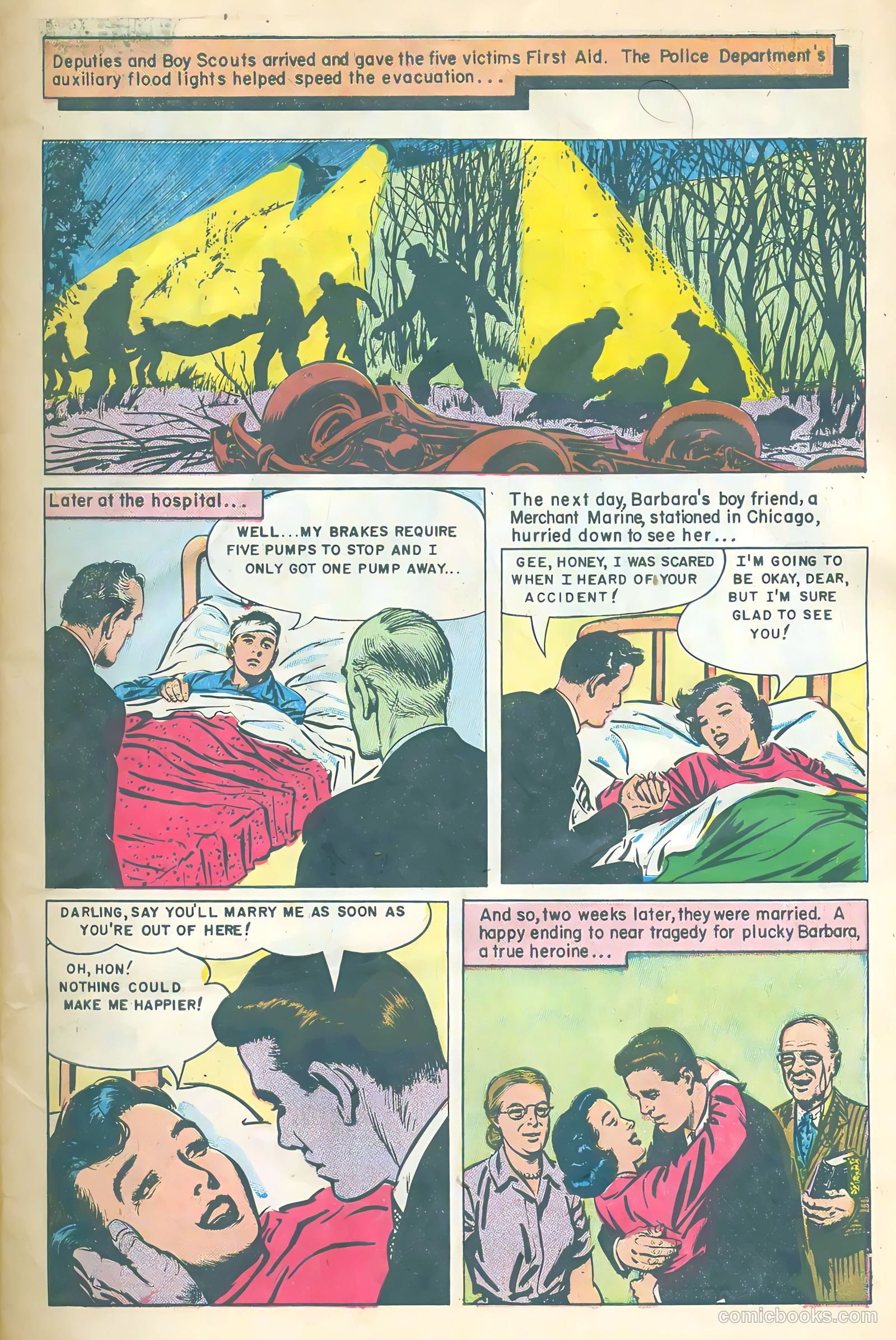 New Heroic Comics #90 (1954) — page 7 of 36