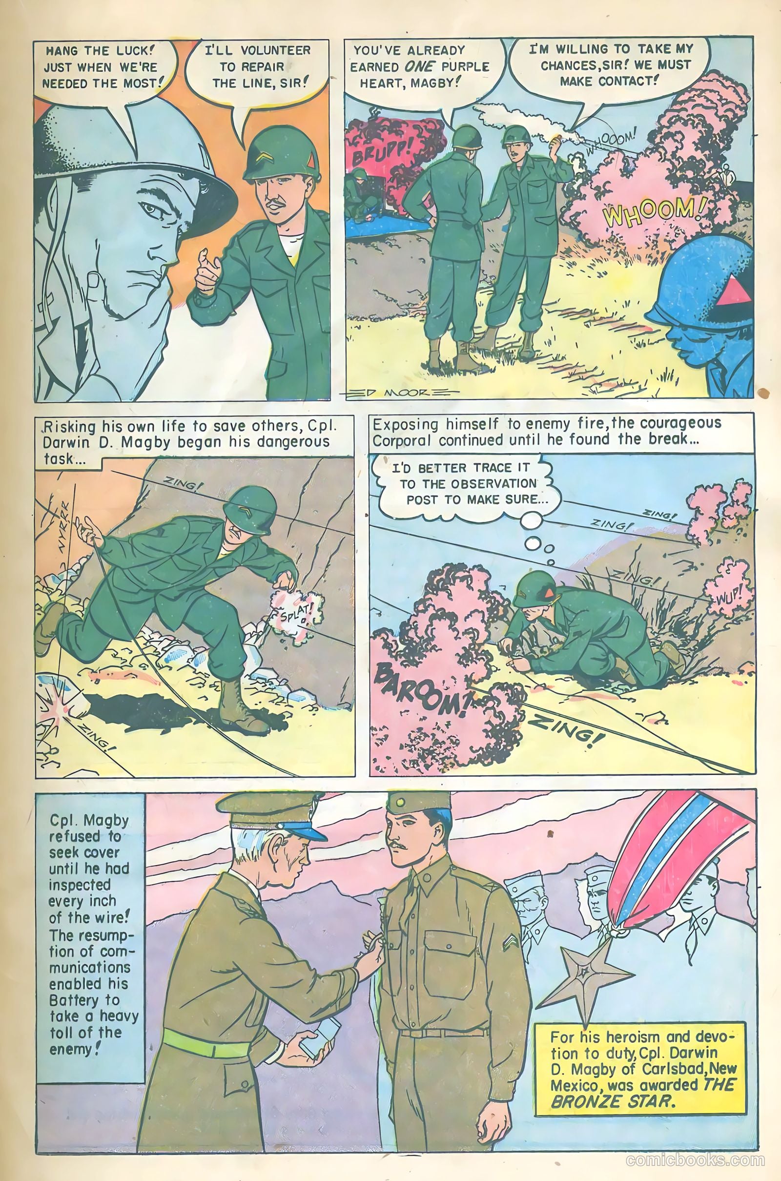 New Heroic Comics #90 (1954) — page 17 of 36