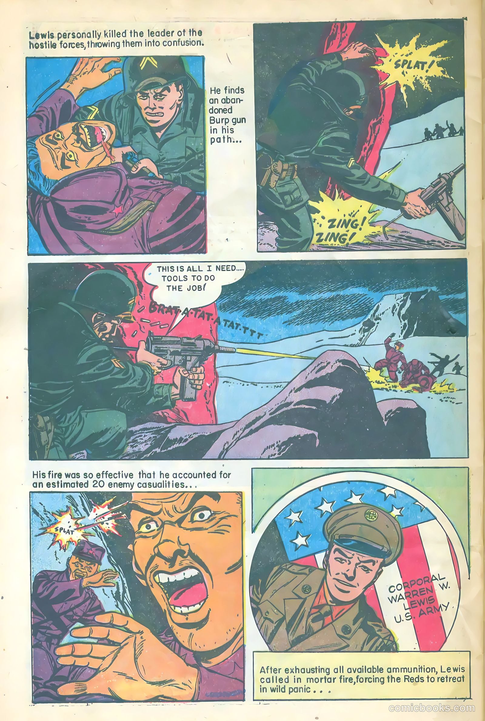 New Heroic Comics #90 (1954) — page 32 of 36