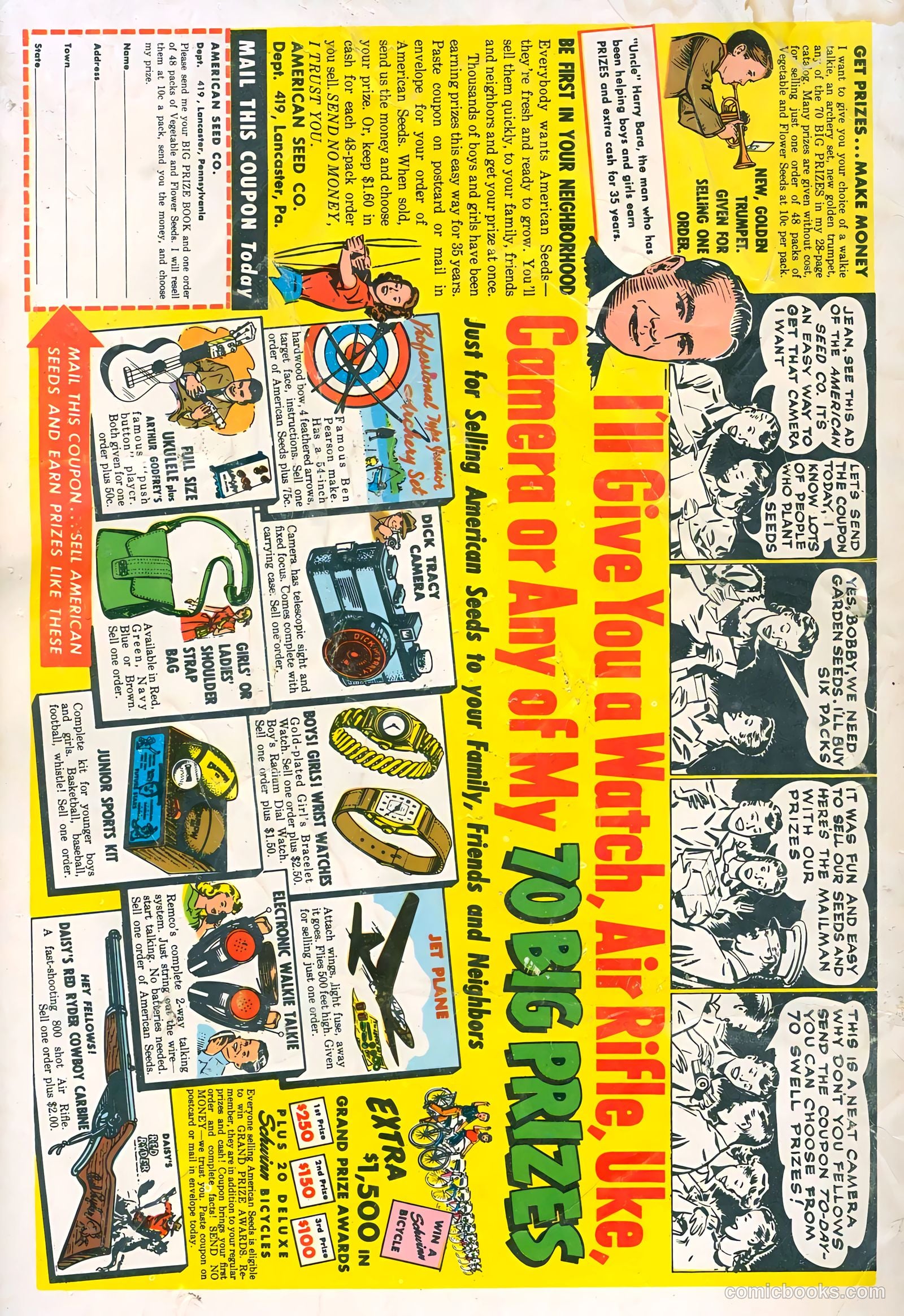 New Heroic Comics #90 (1954) — page 36 of 36