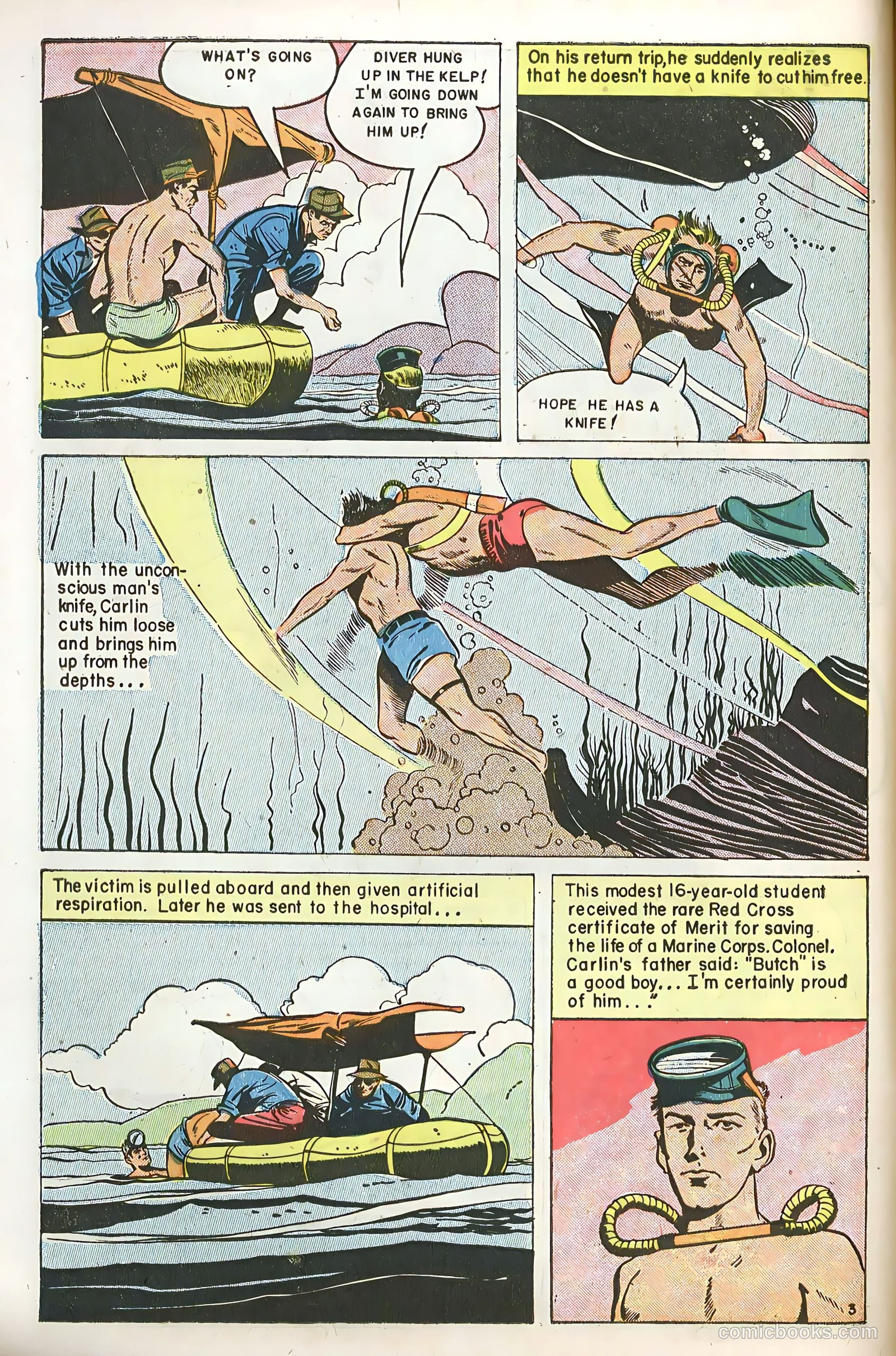 New Heroic Comics #91 (1954) — page 6 of 36