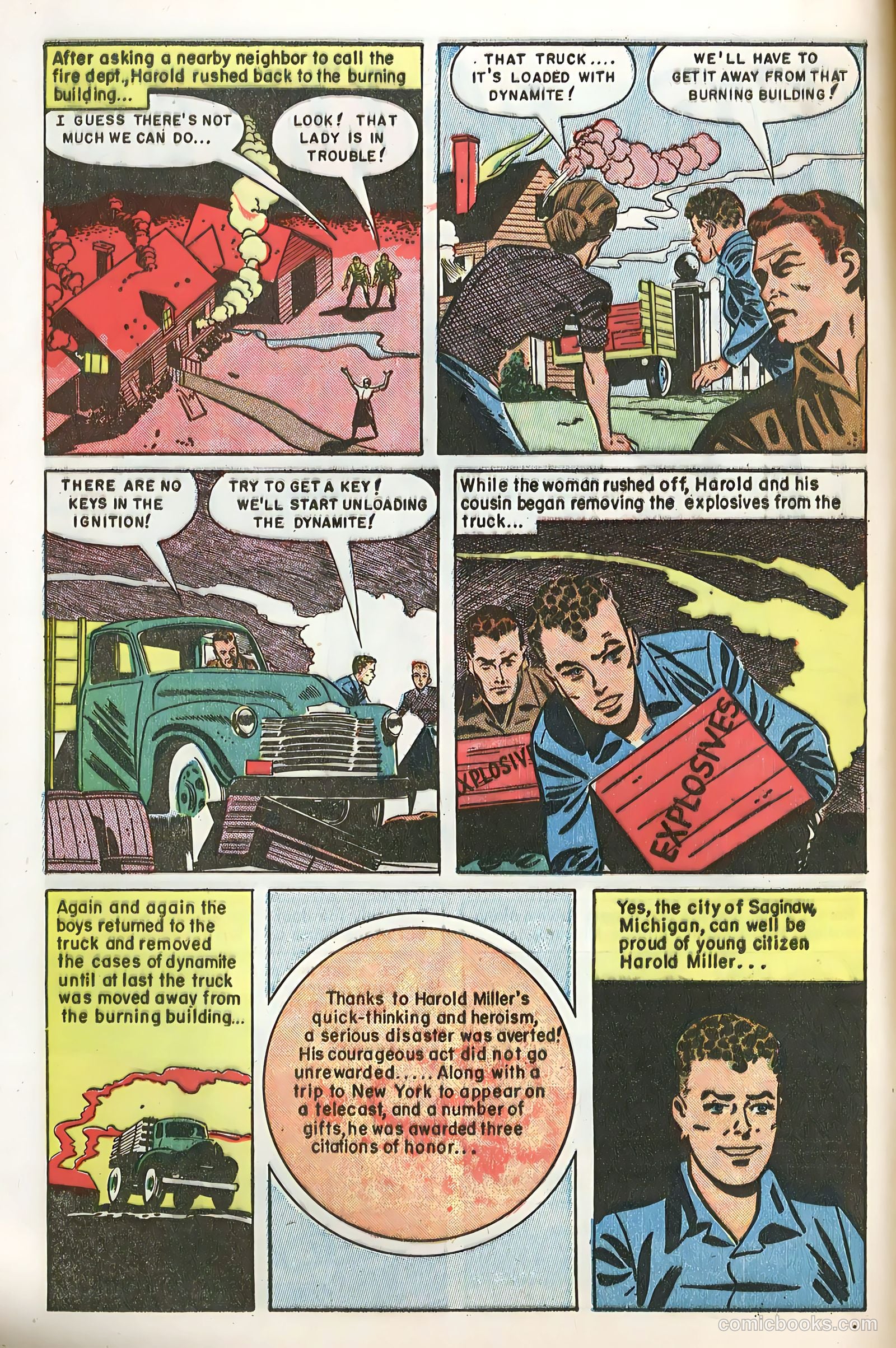 New Heroic Comics #91 (1954) — page 8 of 36