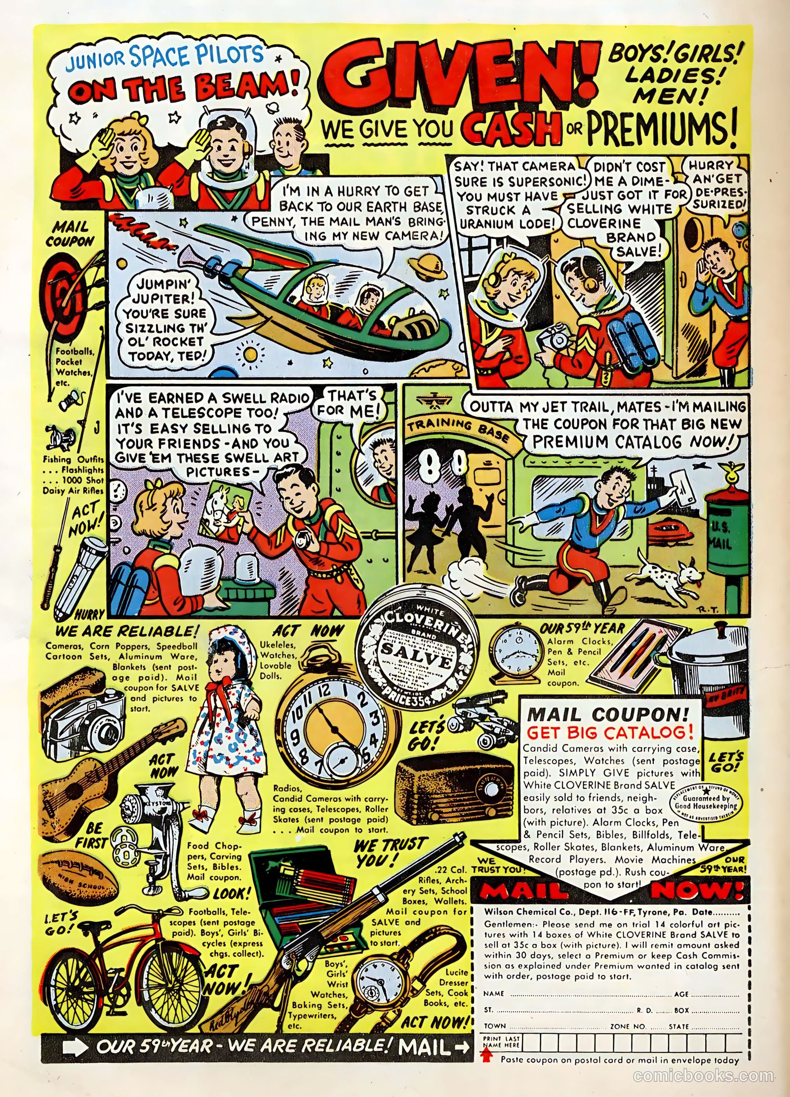 New Heroic Comics #91 (1954) — page 36 of 36