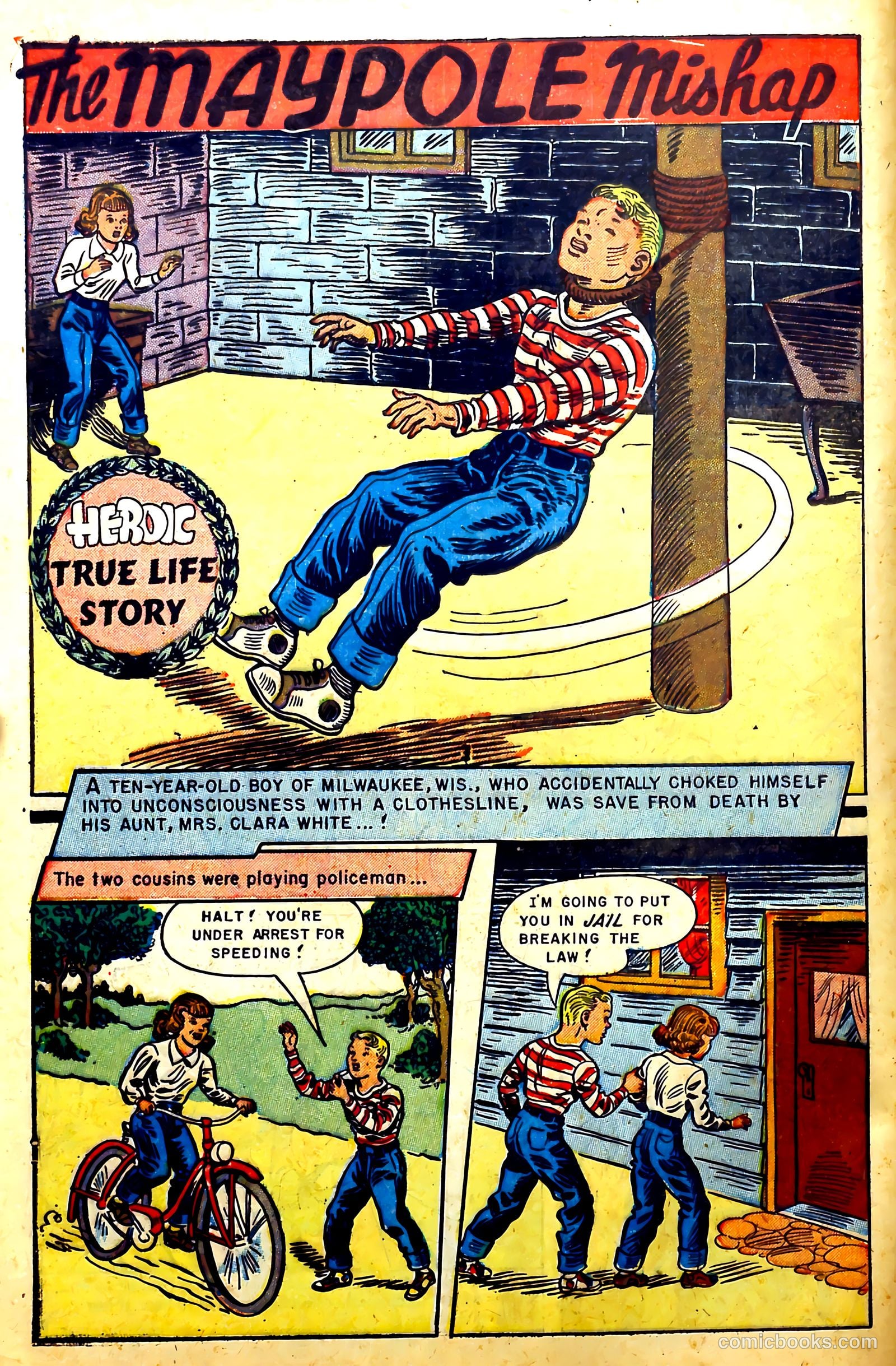New Heroic Comics #92 (1954) — page 8 of 36