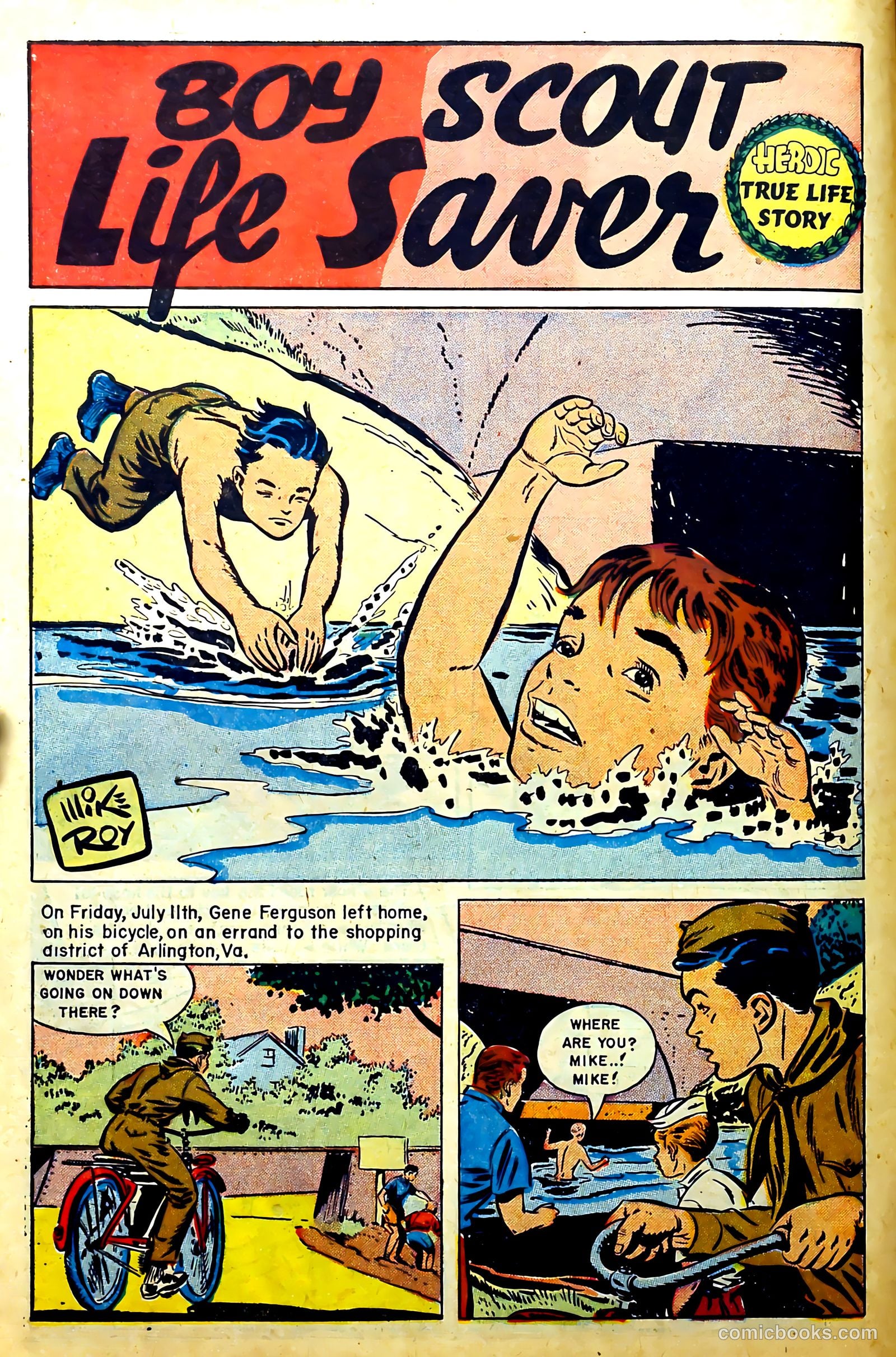 New Heroic Comics #92 (1954) — page 10 of 36