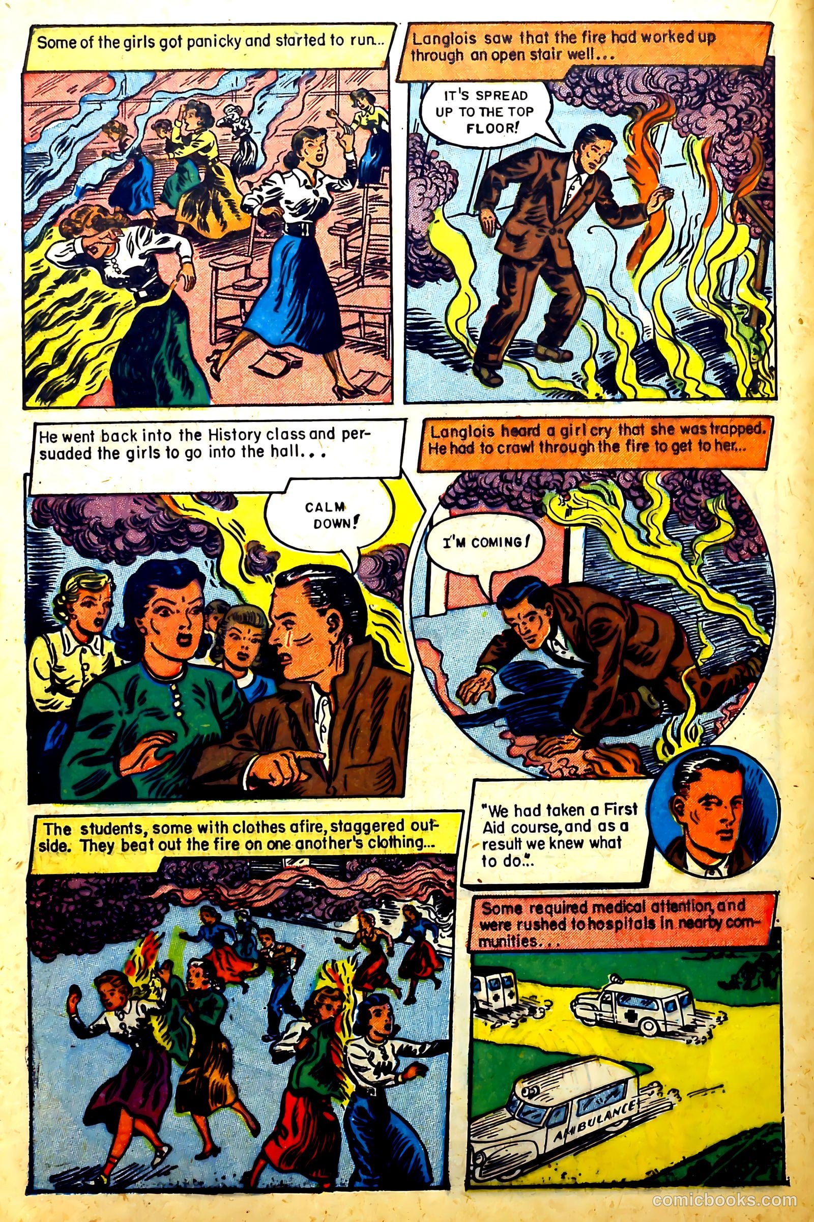 New Heroic Comics #92 (1954) — page 16 of 36